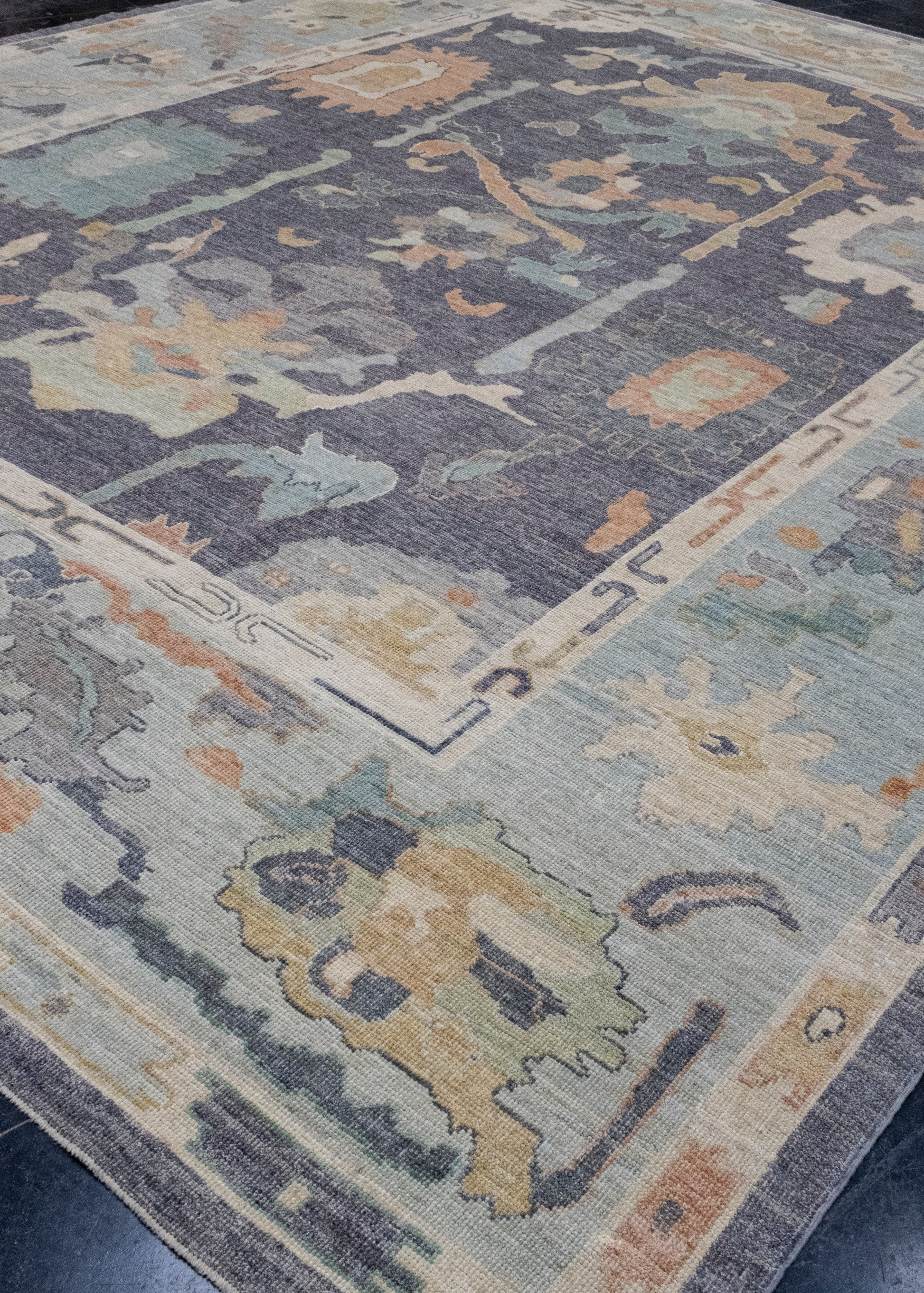 Turkish Oushak Rug 12'2" x 15'5" #16533