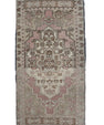 Oriental Hand Knotted Vintage Turkish Mini Rug 1'11" x 3'8" #1006