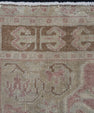 Oriental Hand Knotted Vintage Turkish Mini Rug 1'11" x 3'8" #1006