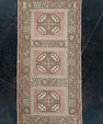 Oriental Hand Knotted Vintage Turkish Mini Rug 1'8" x 3'4" #10284