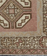 Oriental Hand Knotted Vintage Turkish Mini Rug 1'8" x 3'4" #10284