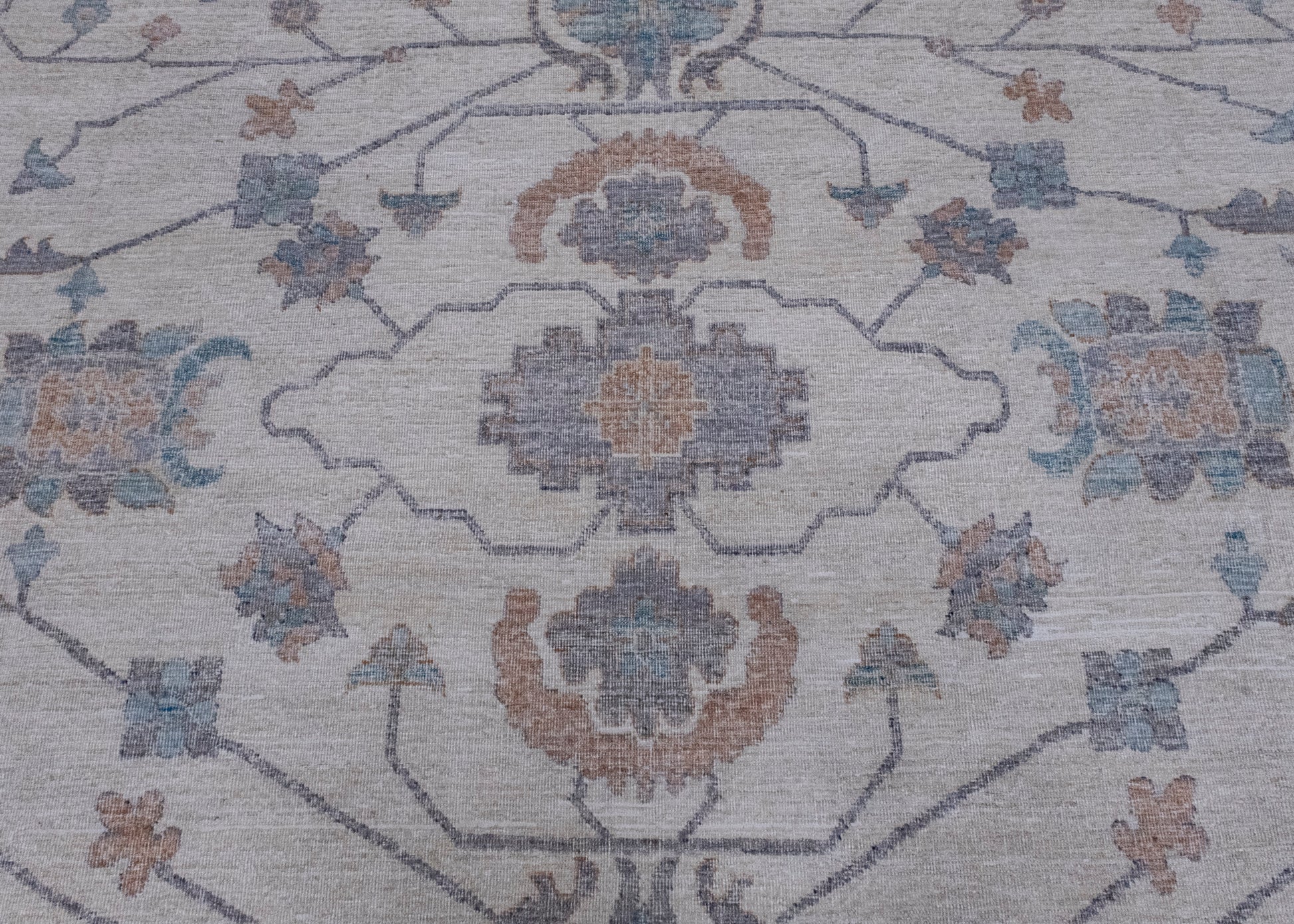 Turkish Antique Look Square Oushak Rug 15'10" x 16'4" #16058