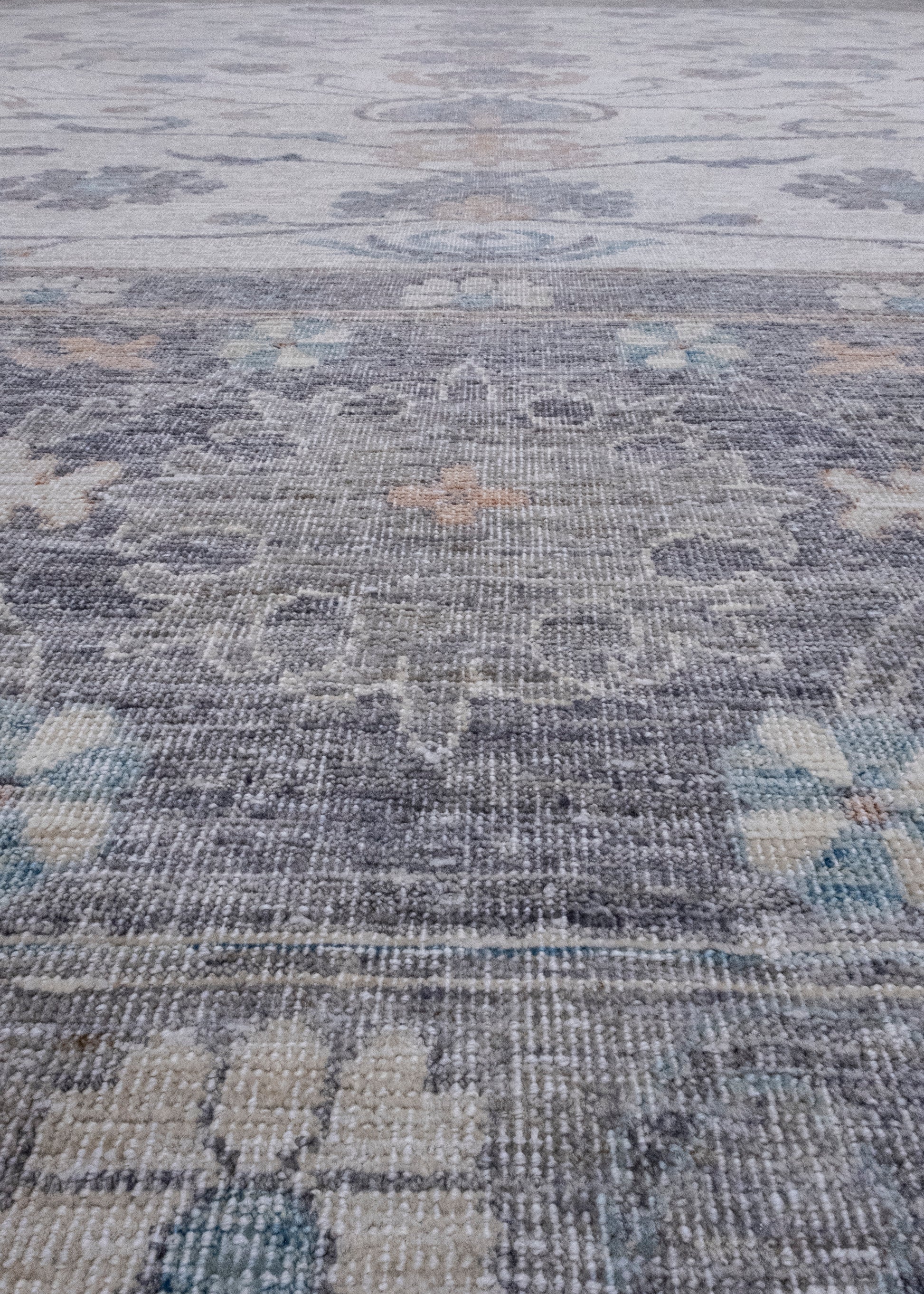 Turkish Antique Look Square Oushak Rug 15'10" x 16'4" #16058