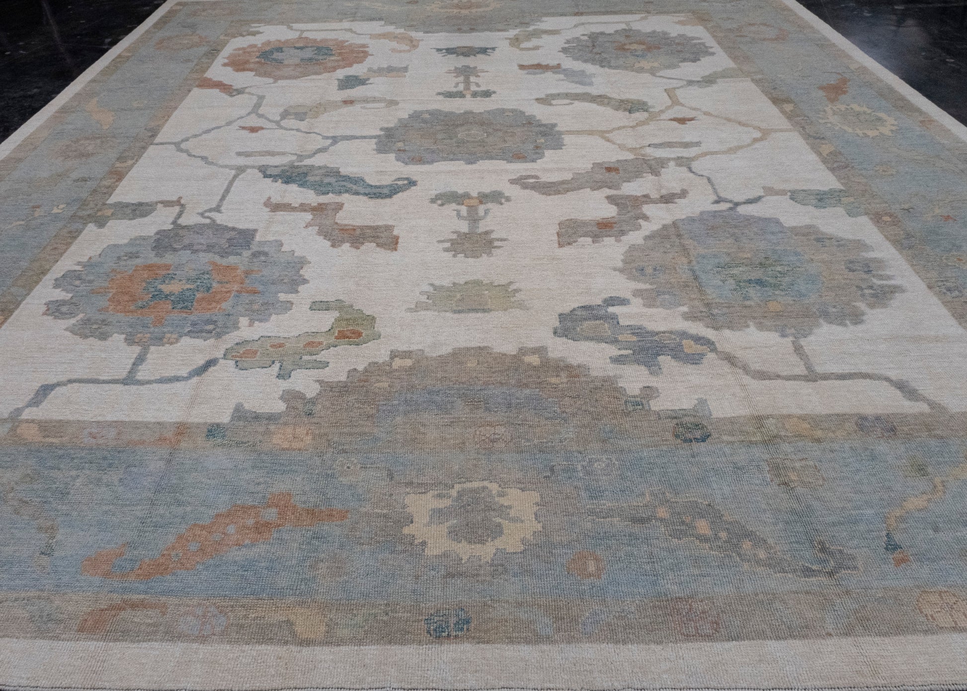 Turkish Oushak Rug 13'10" x 16' #16617