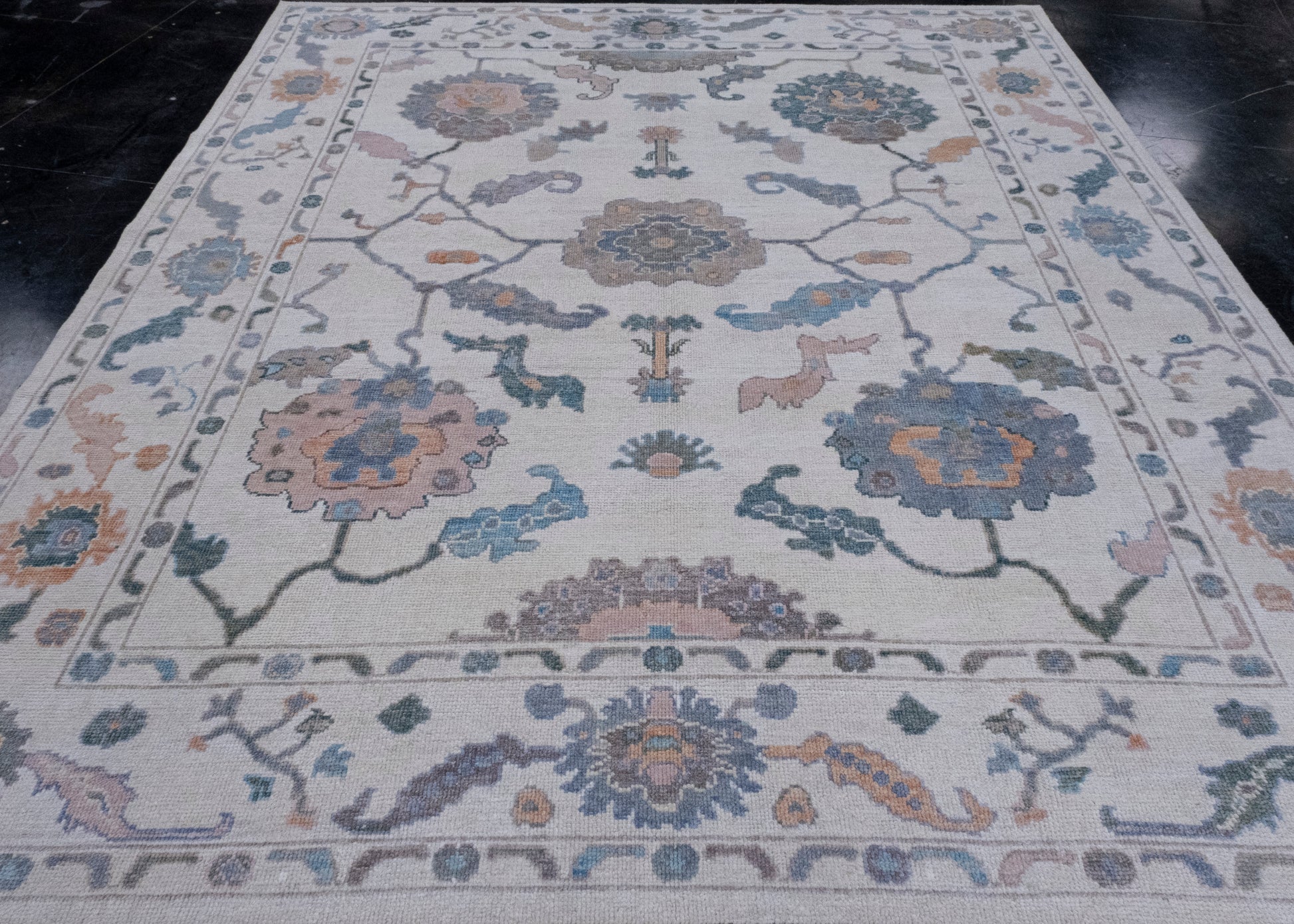 Turkish Oushak Rug 8'6" x 10'2" #16780