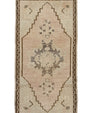 Oriental Hand Knotted Vintage Turkish Mini Rug 1'6" x 2'11" #10645