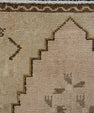 Oriental Hand Knotted Vintage Turkish Mini Rug 1'6" x 2'11" #10645