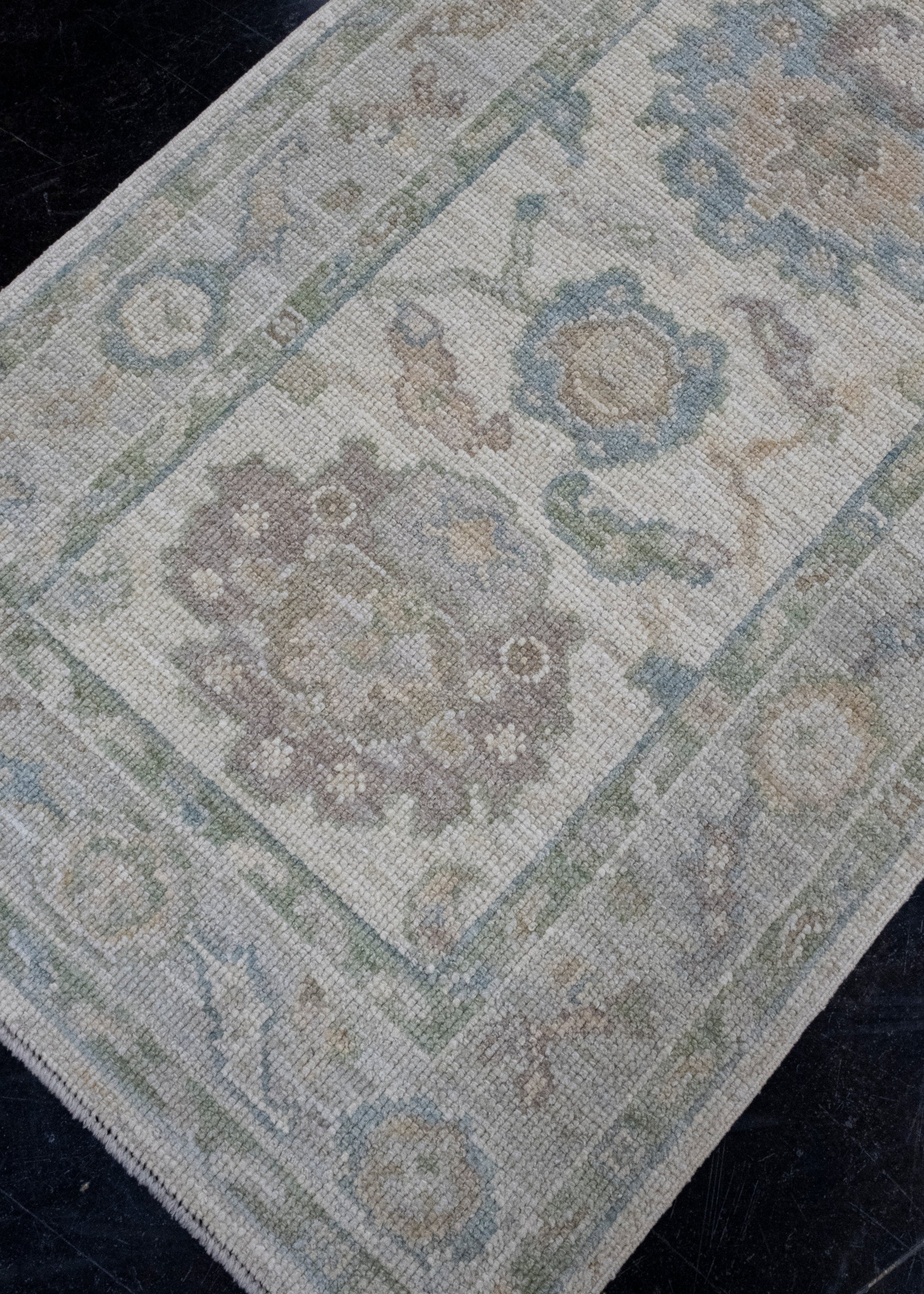 Turkish Oushak Runner Rug 2'9" x 8'1" #16349