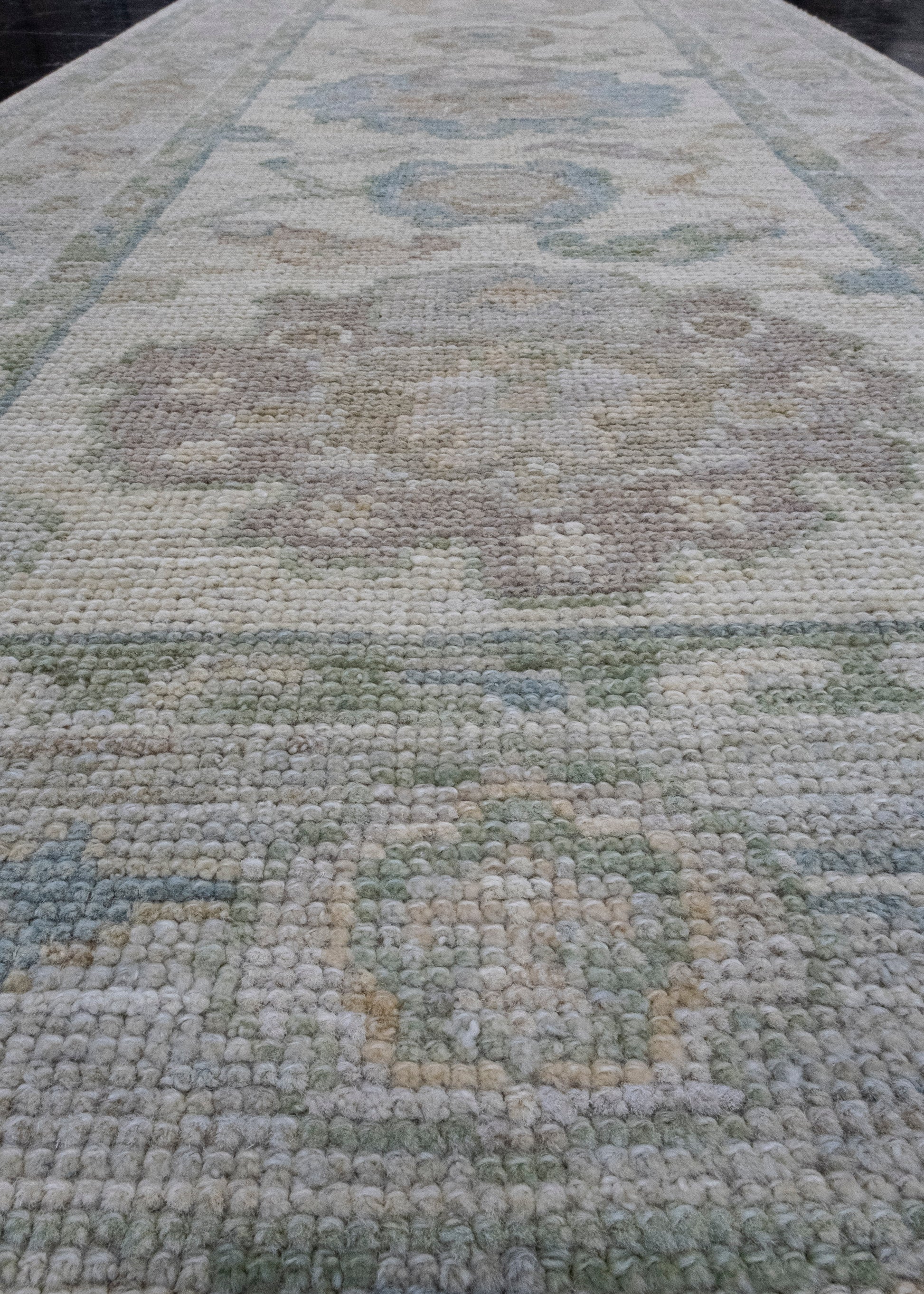 Turkish Oushak Runner Rug 2'9" x 8'1" #16349