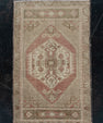 Oriental Hand Knotted Vintage Turkish Mini Rug 1'8" x 2'8" #10081