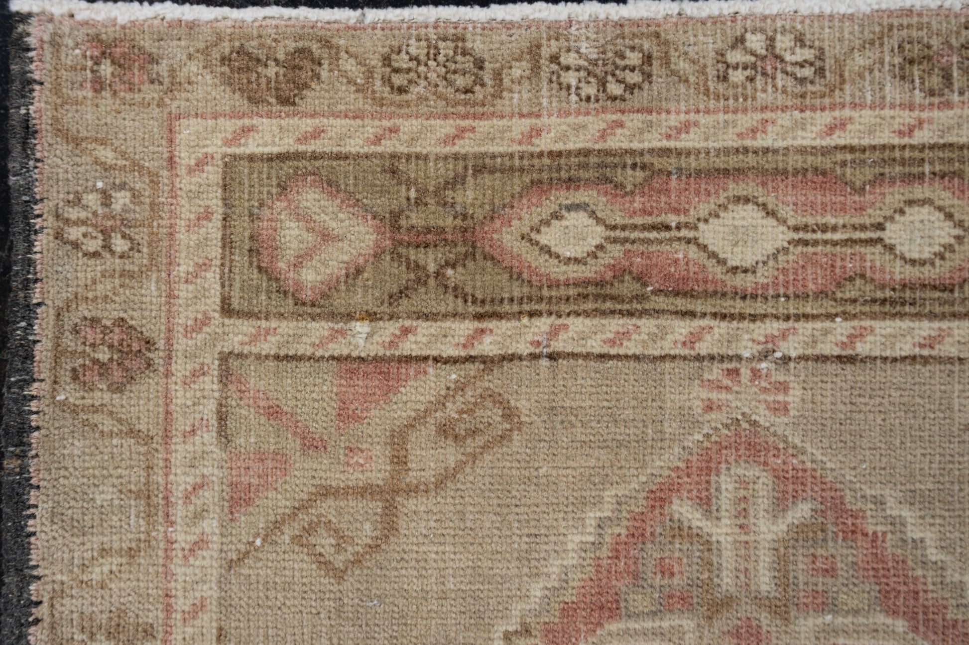 Oriental Hand Knotted Vintage Turkish Mini Rug 1'8" x 2'8" #10081