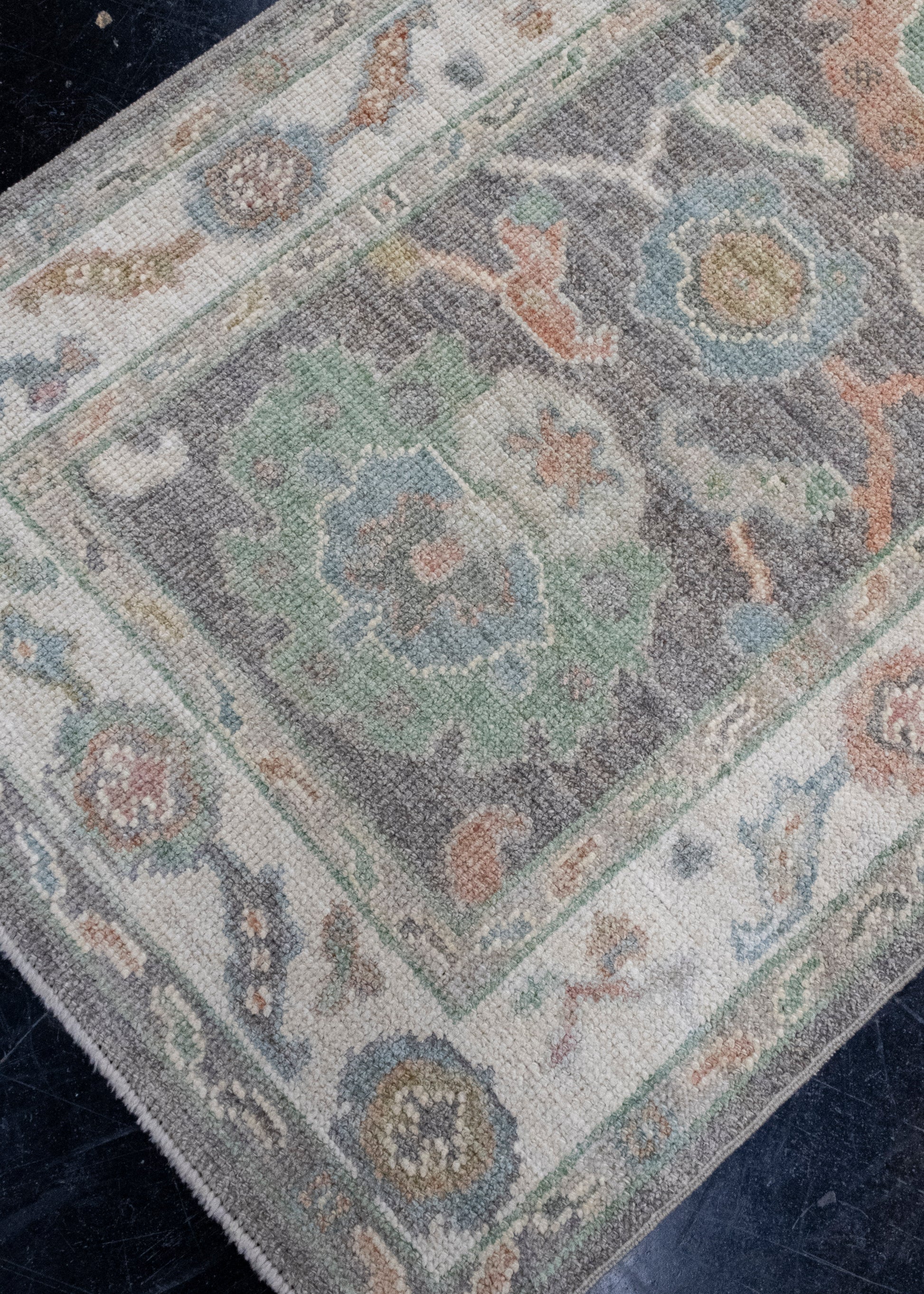 Turkish Oushak Runner Rug 2'9" x 8'3" #16170