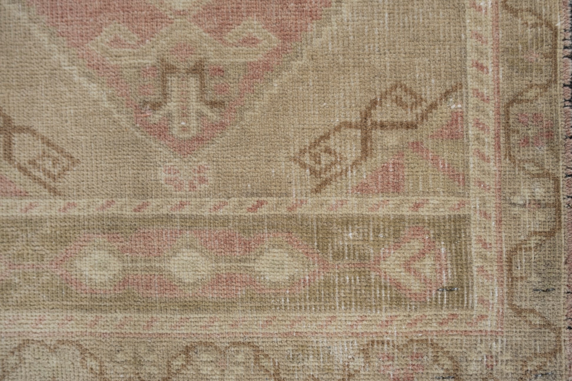 Oriental Hand Knotted Vintage Turkish Mini Rug 1'8" x 2'8" #10081