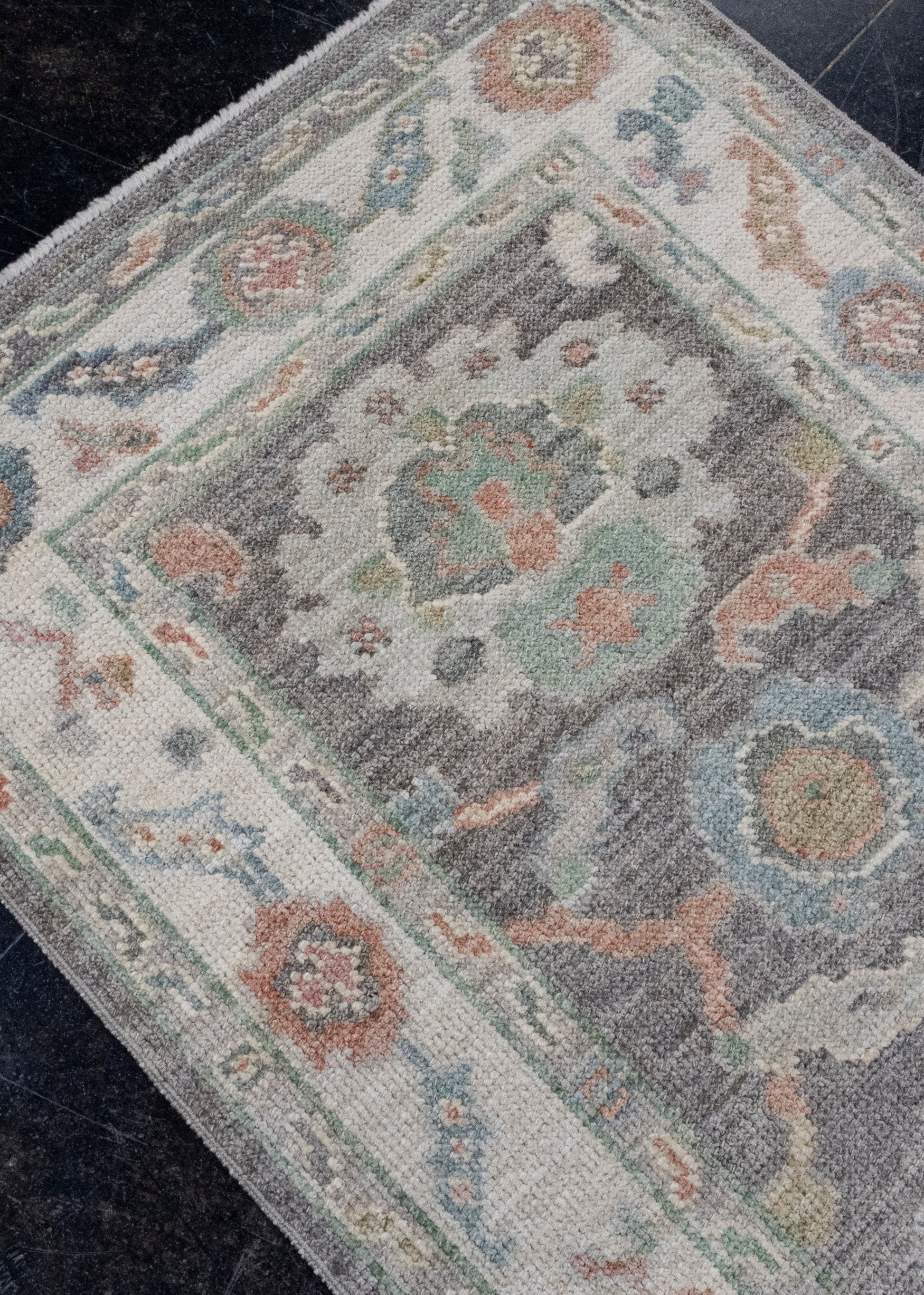 Turkish Oushak Runner Rug 2'9" x 8'3" #16170