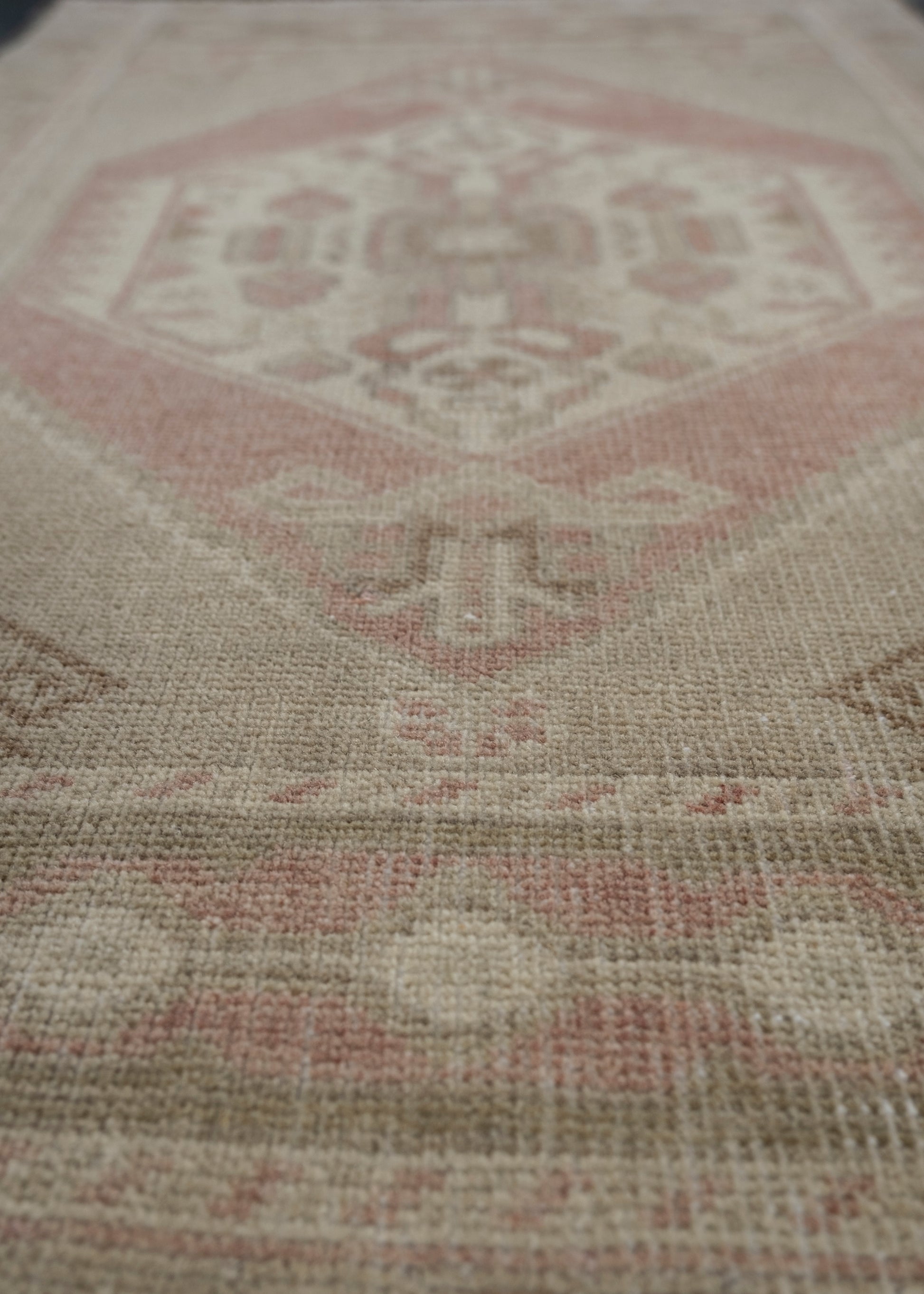 Oriental Hand Knotted Vintage Turkish Mini Rug 1'8" x 2'8" #10081
