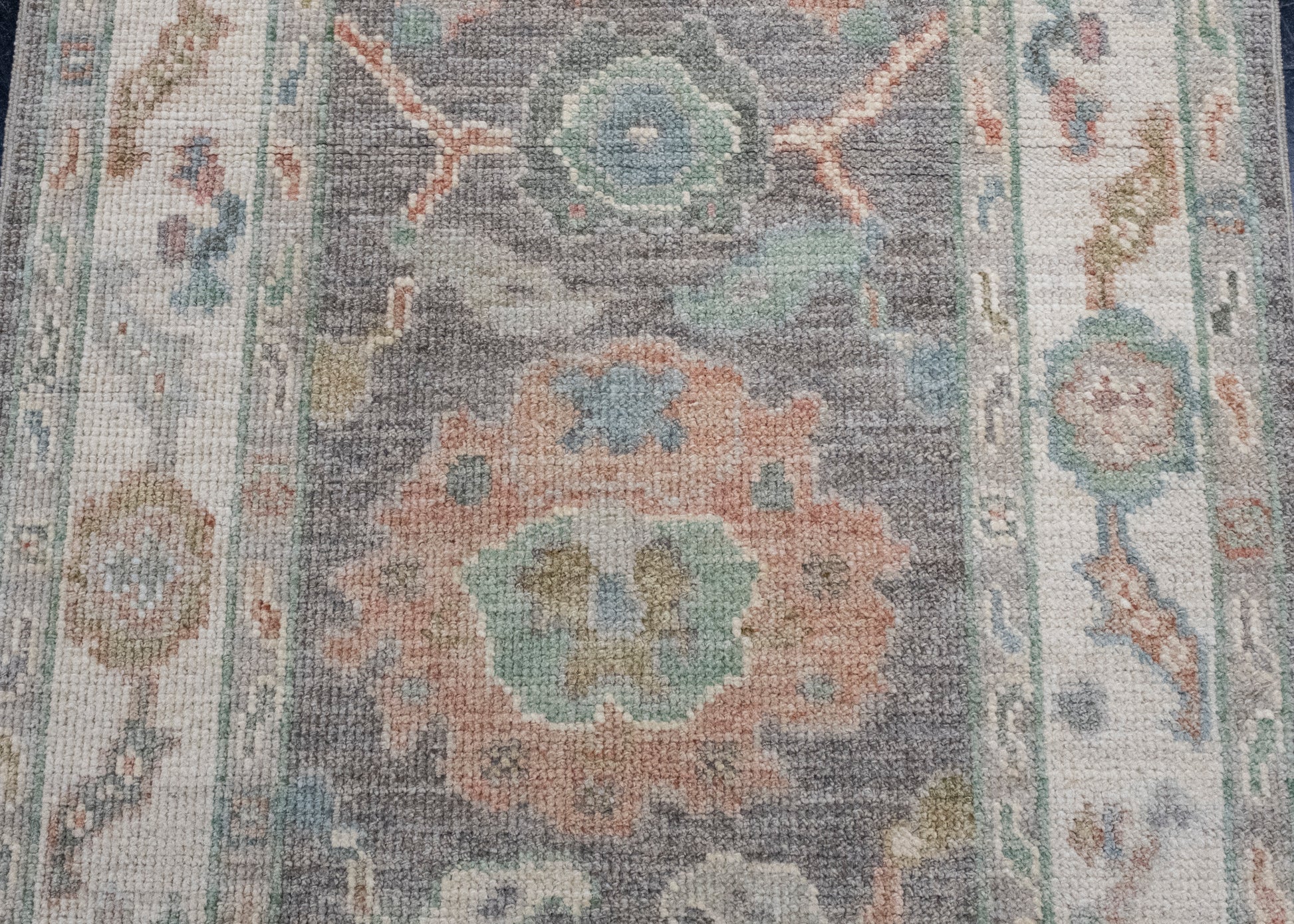 Turkish Oushak Runner Rug 2'9" x 8'3" #16170