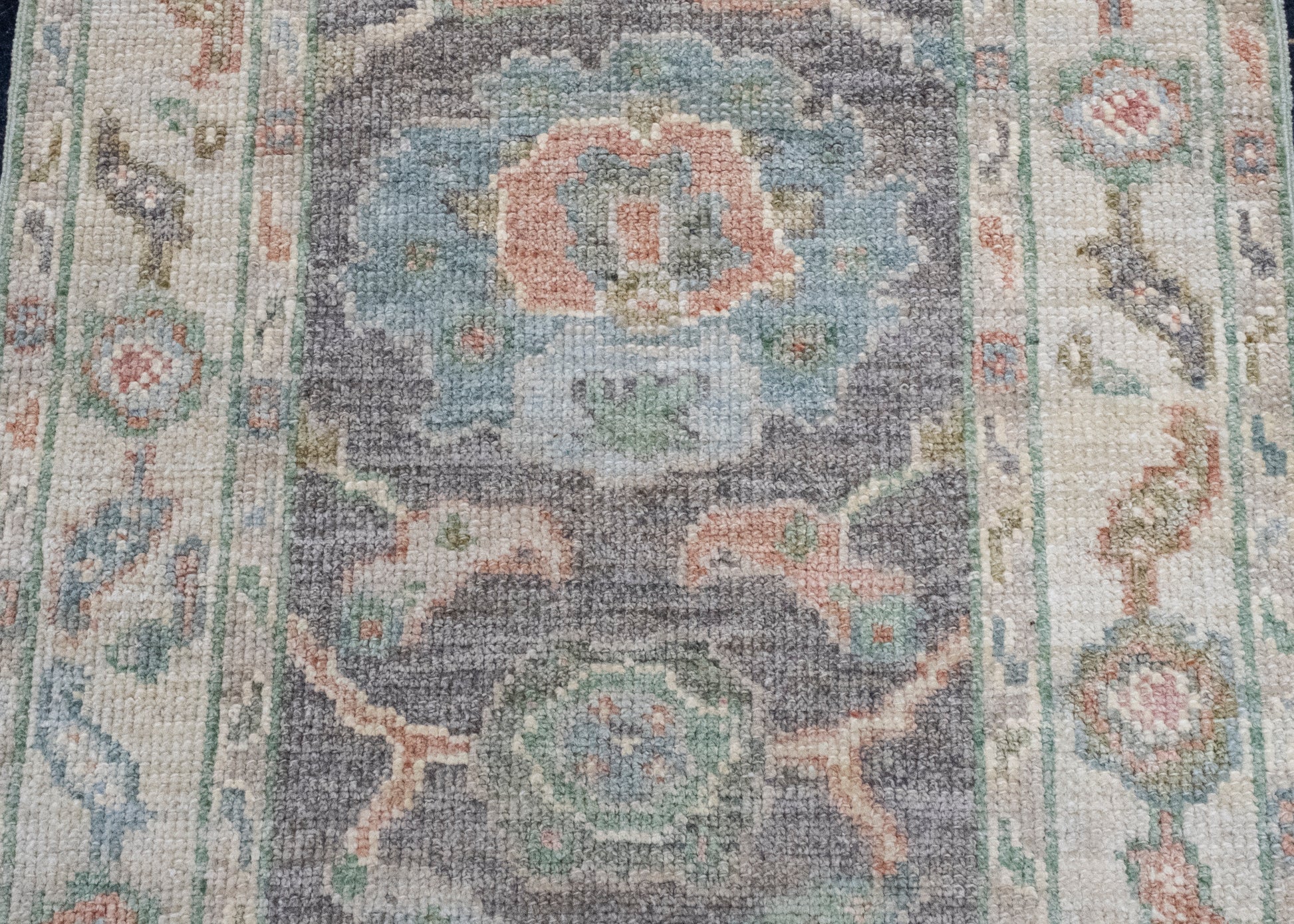 Turkish Oushak Runner Rug 2'10" x 8'1" #16257