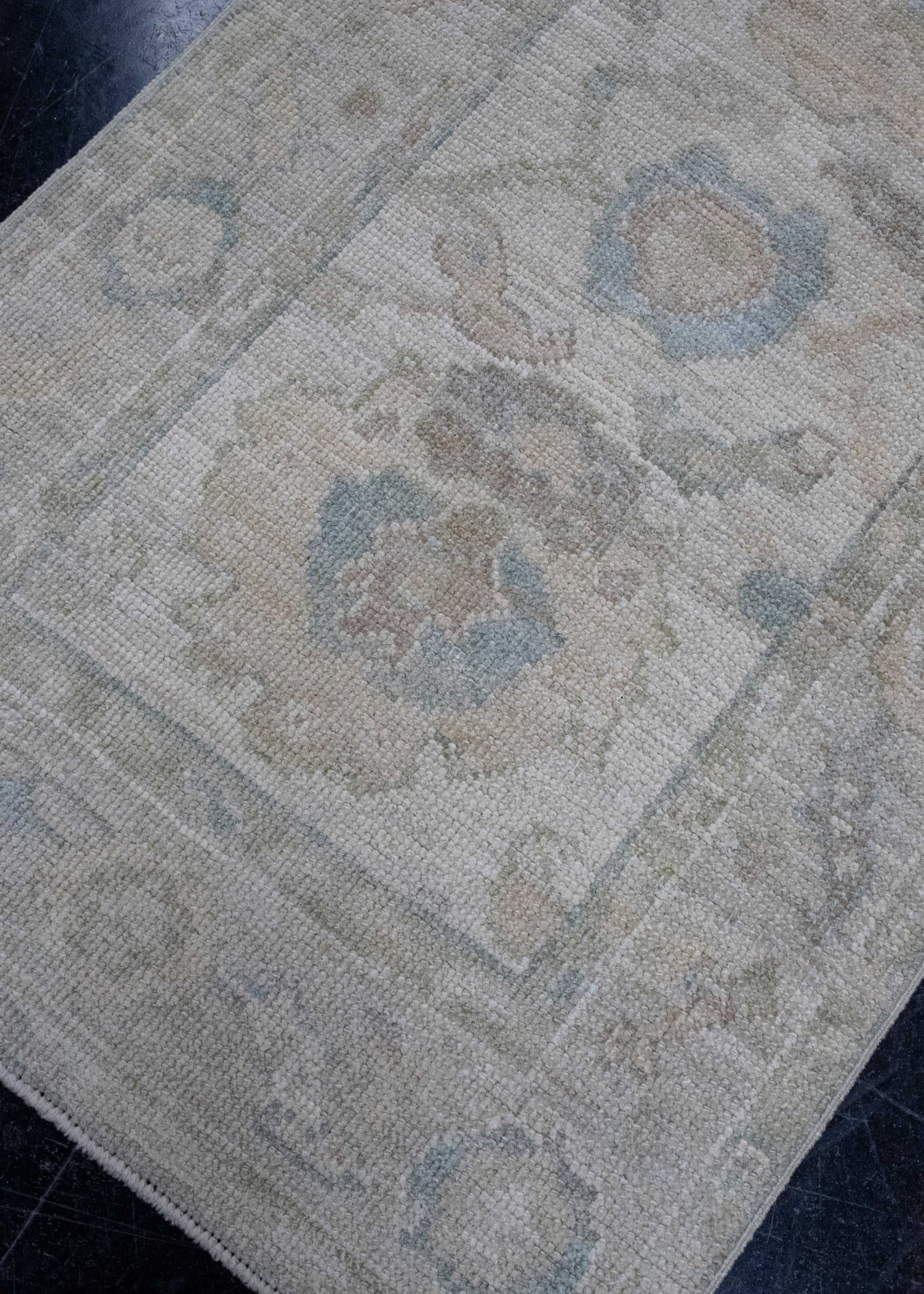 Turkish Oushak Runner Rug 2'8" x 8'4" #16404