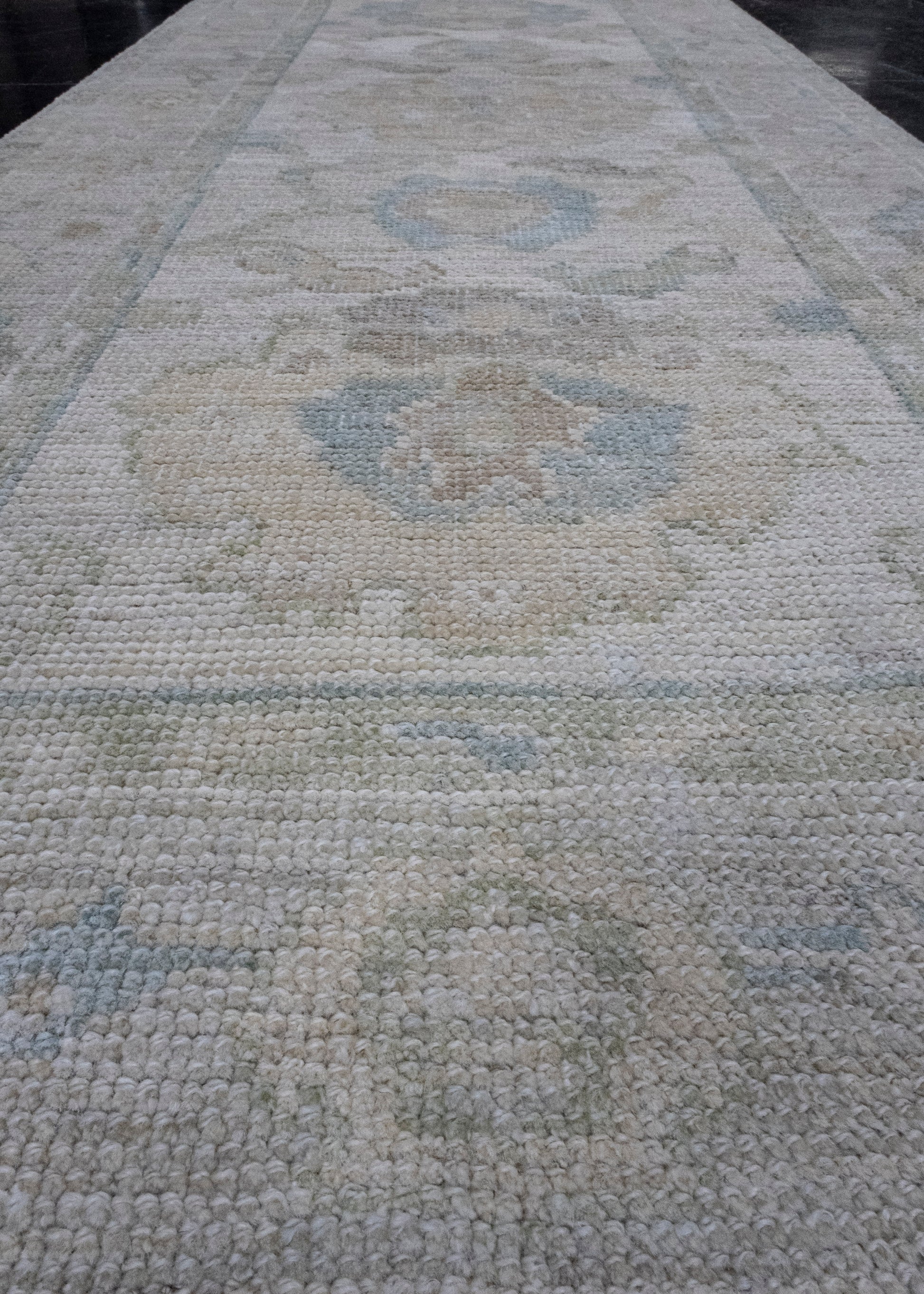 Turkish Oushak Runner Rug 2'8" x 8'4" #16404