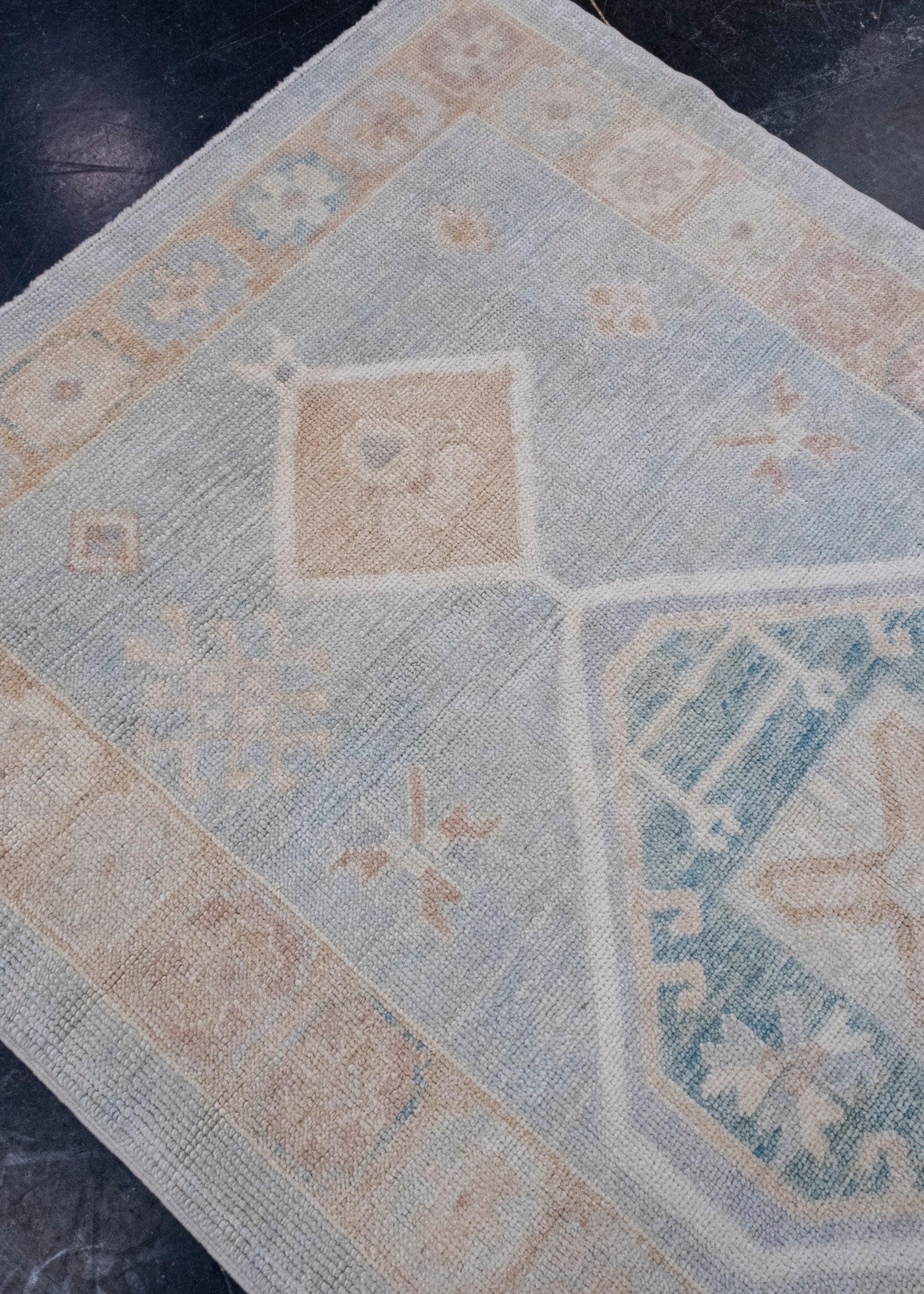 Turkish Oushak Runner Rug 4'1" x 14'4" #16727