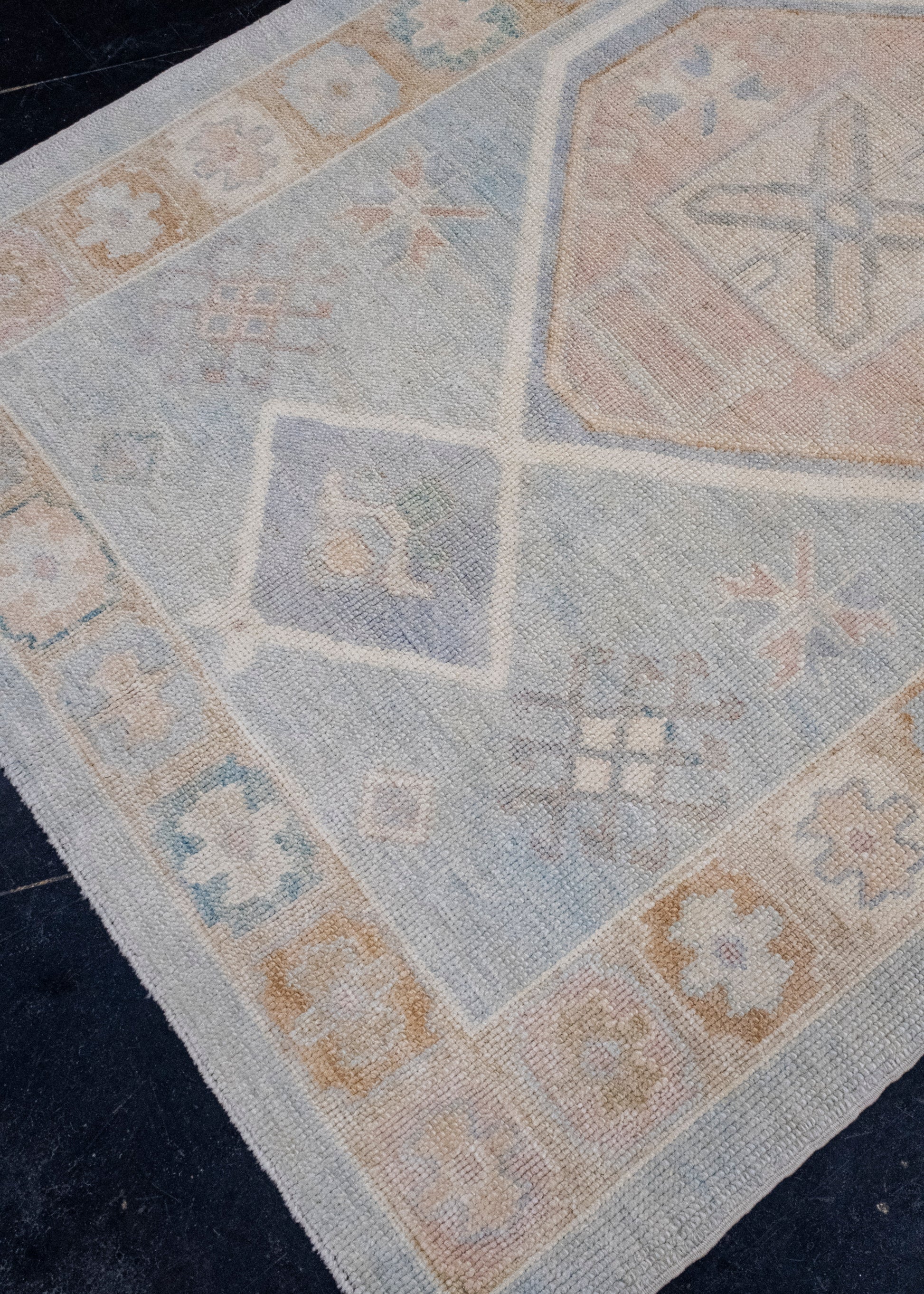 Turkish Oushak Runner Rug 4'1" x 11'2" #16741