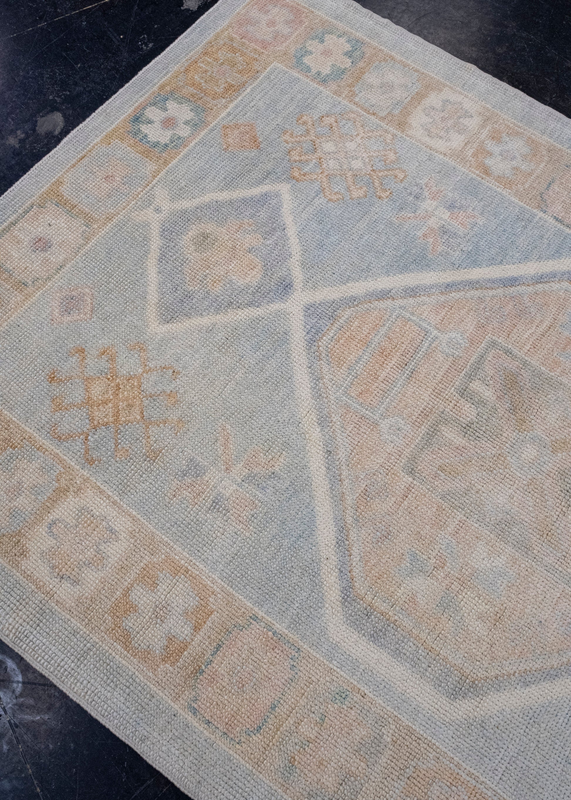 Turkish Oushak Runner Rug 4'1" x 11'2" #16741