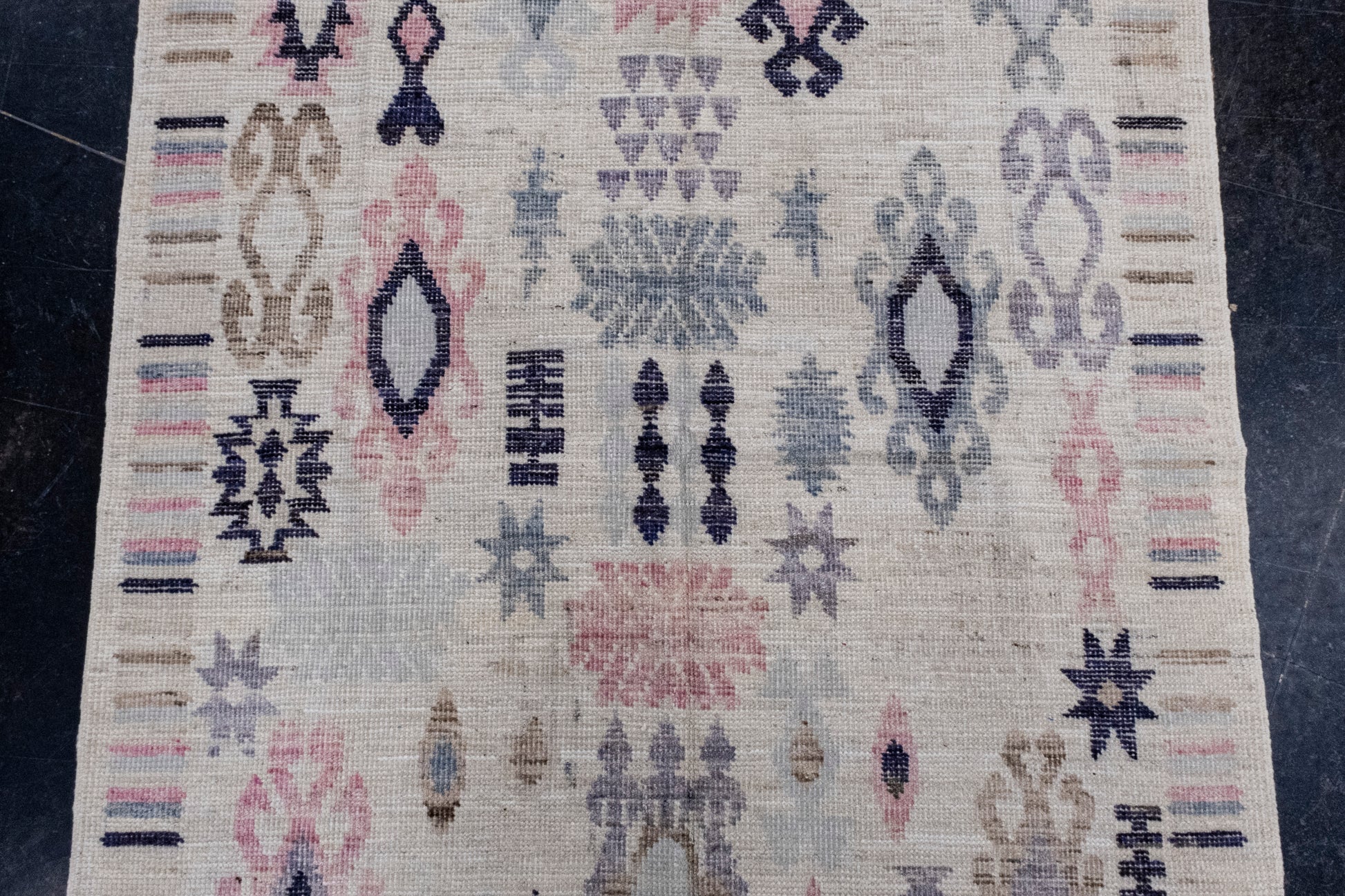 Turkish Oushak Rug 4'2" x 6'3" #16999