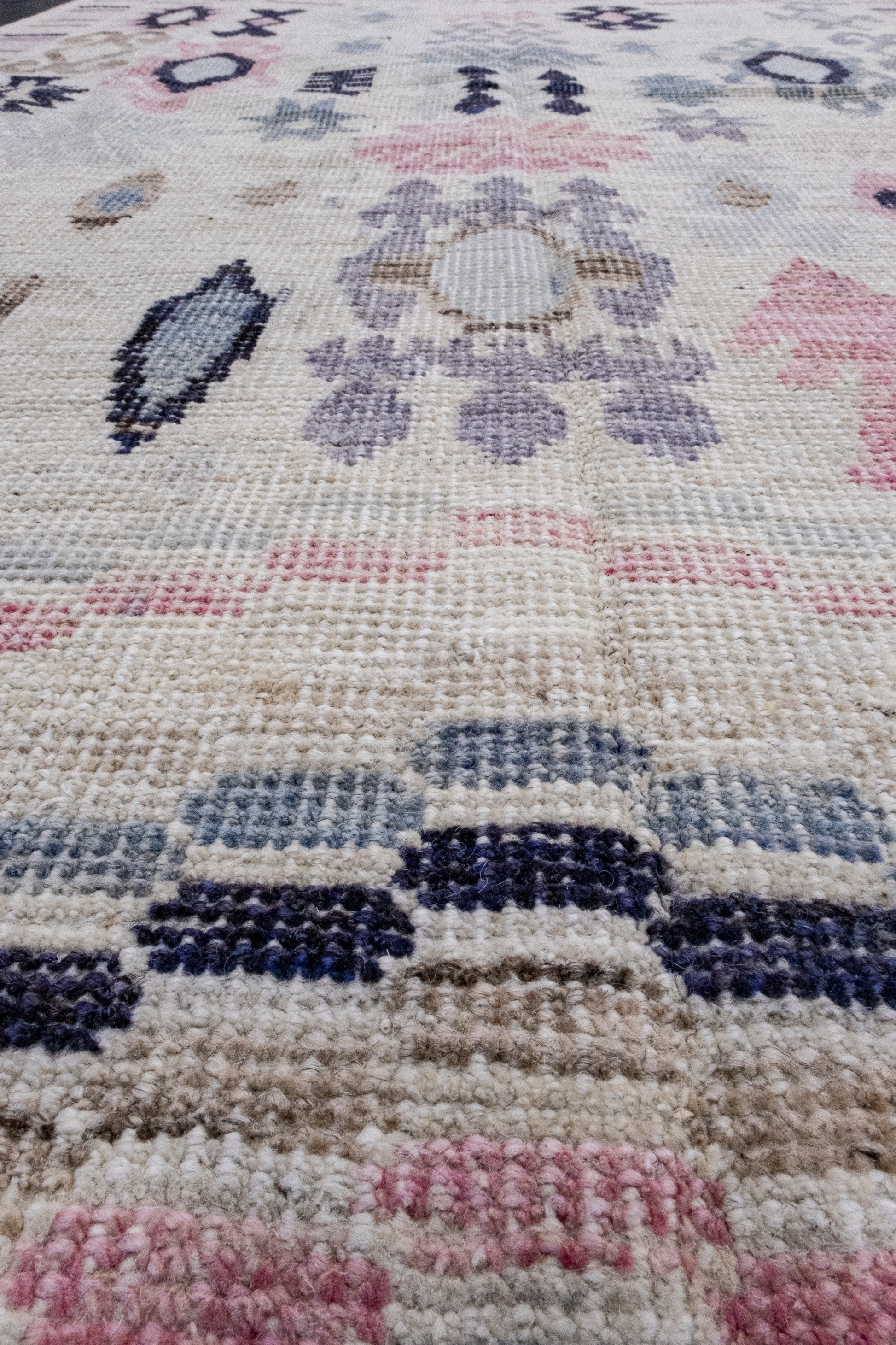 Turkish Oushak Rug 4'2" x 6'3" #16999