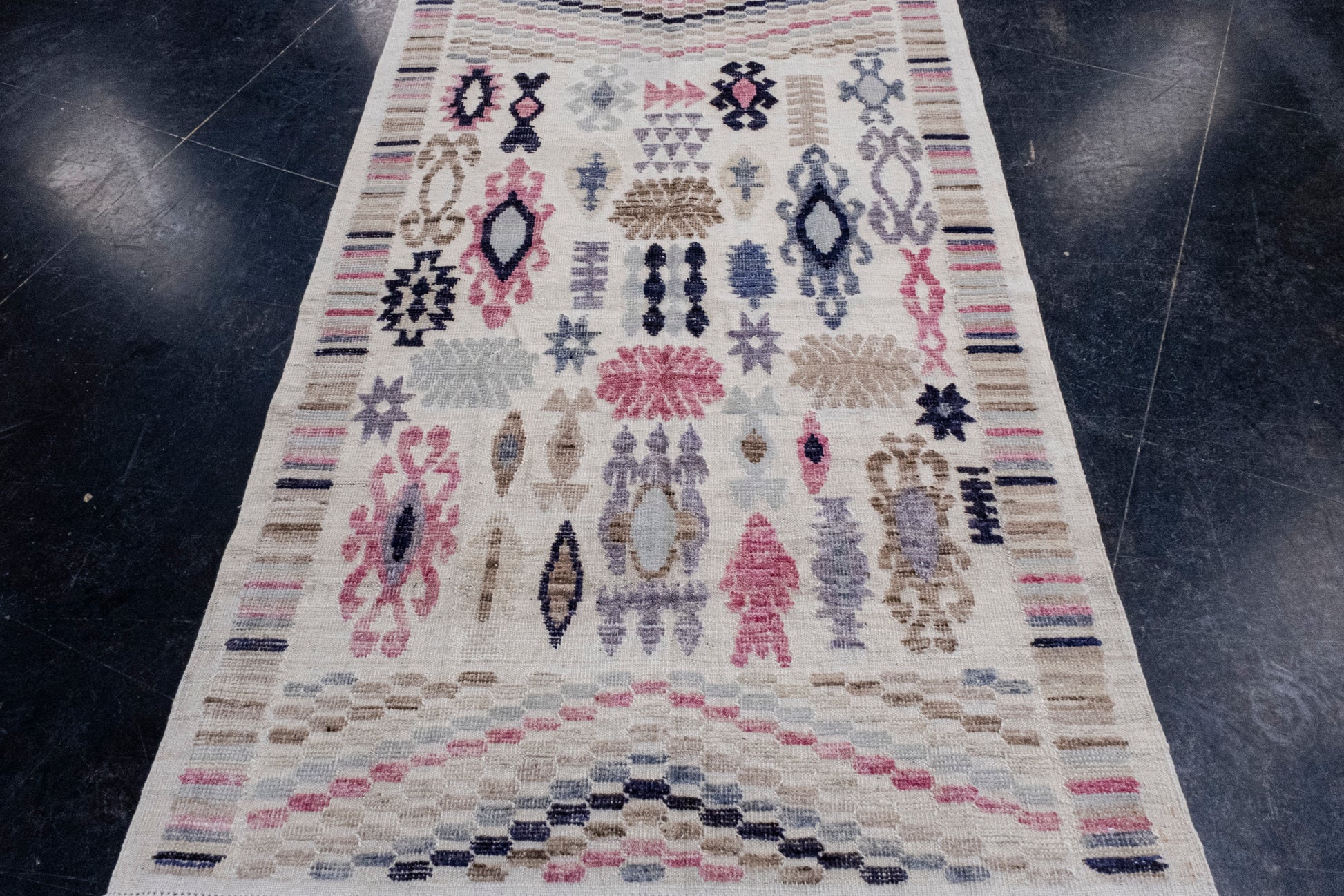 Oriental Handmade Flatweave Turkish Kilim 4'1" x 6'2" #16998
