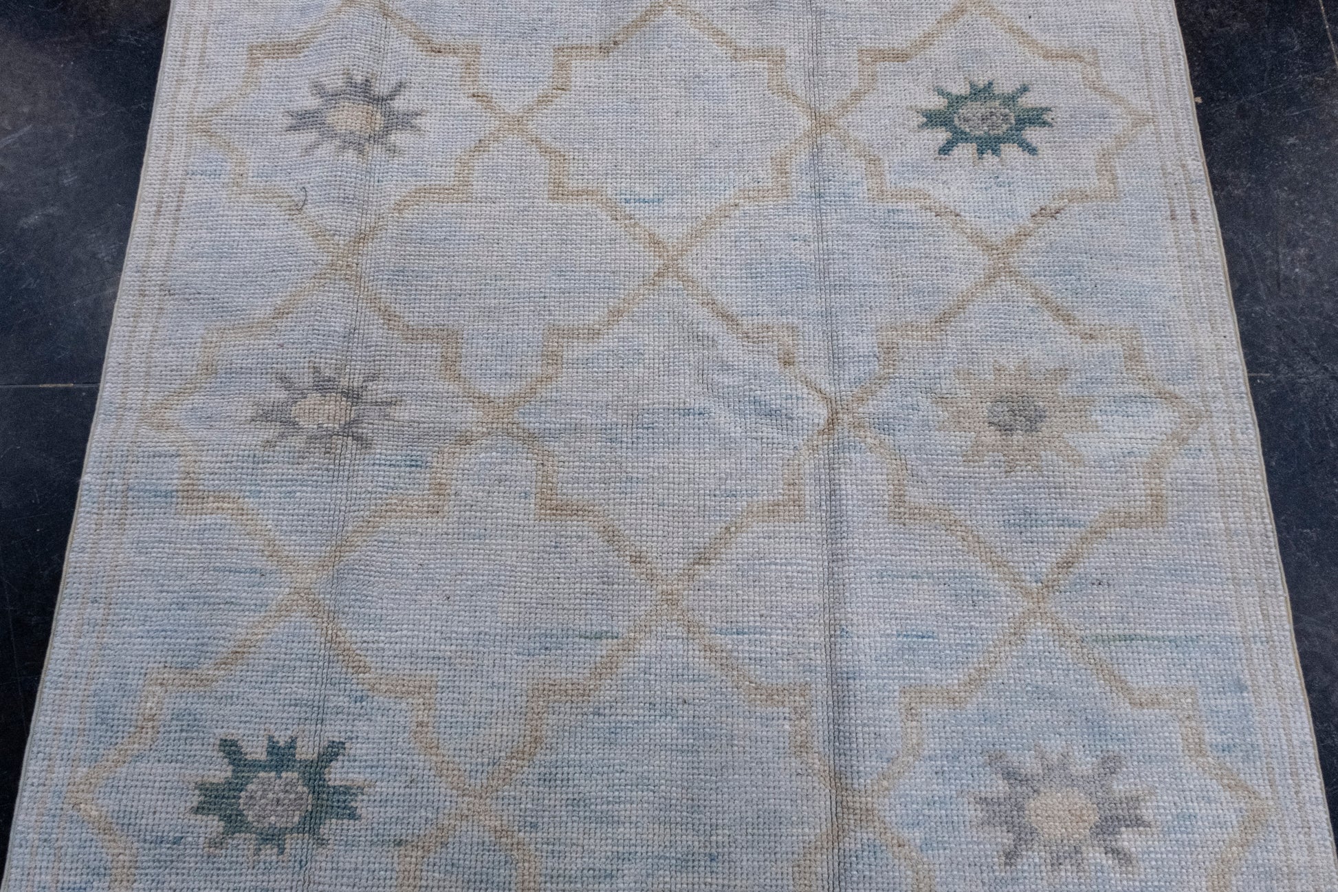 Turkish Oushak Rug 4'2" x 6'5" #16978