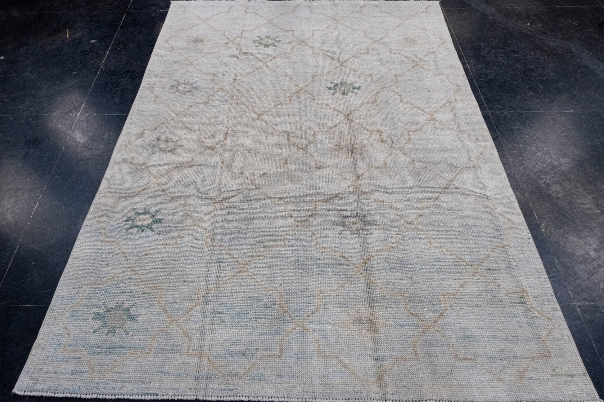 Turkish Oushak Rug 5'1" x 7'3" #16973