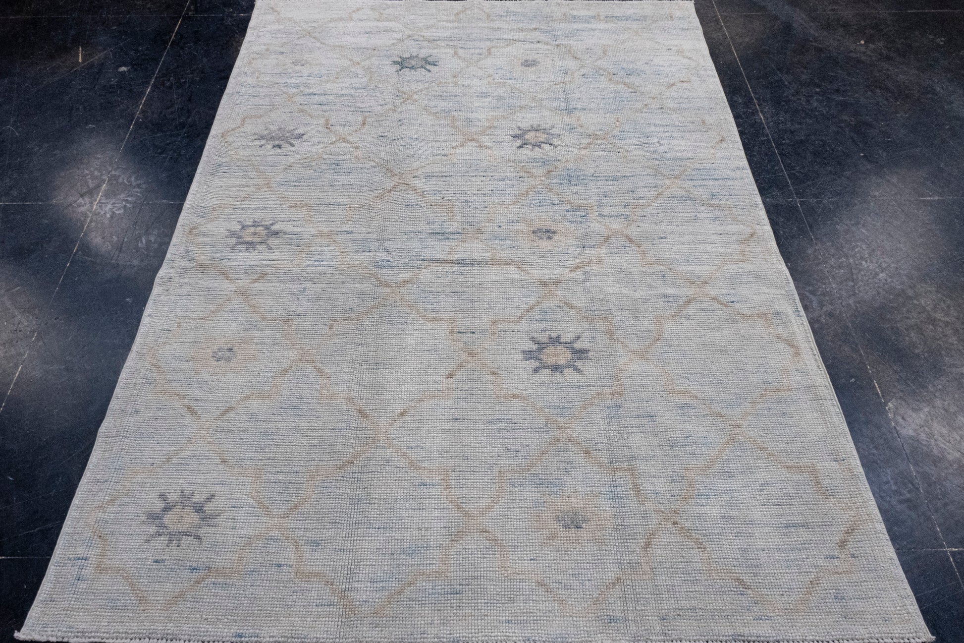 Turkish Oushak Rug 4'11" x 6'9" #16976