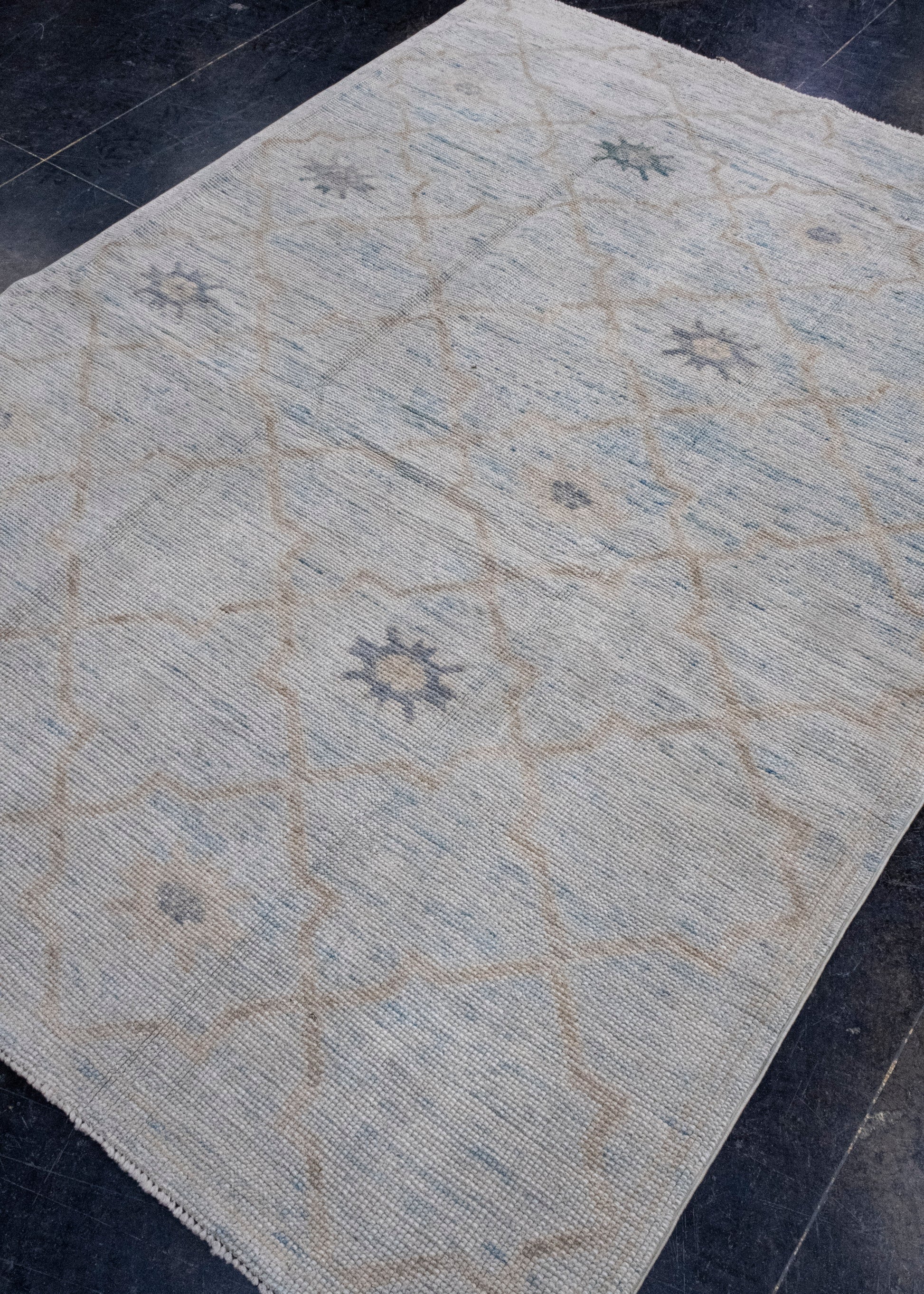 Turkish Oushak Rug 4'11" x 6'9" #16976