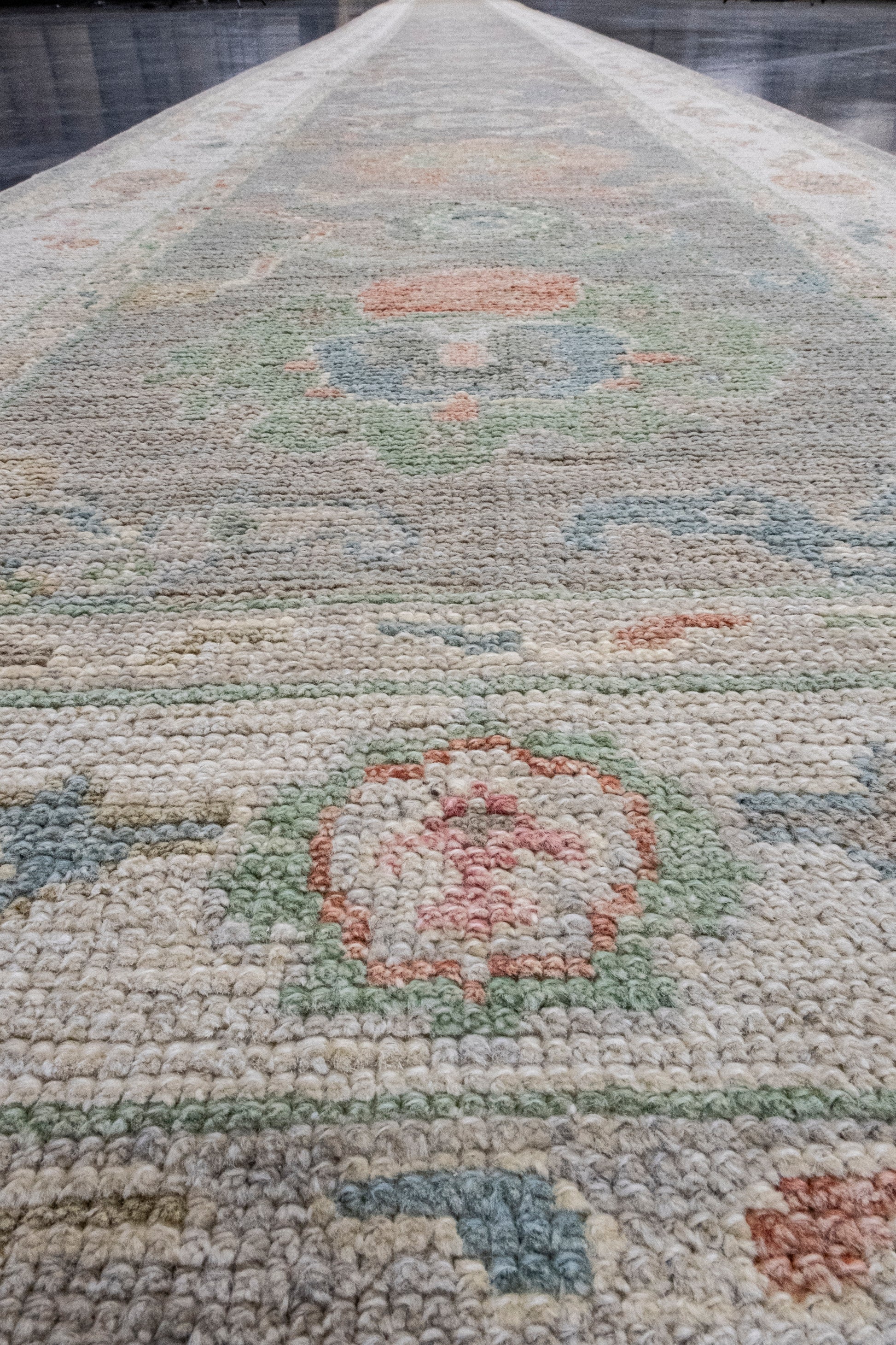 Turkish Oushak Runner Rug 2'10" x 30'10" #16505