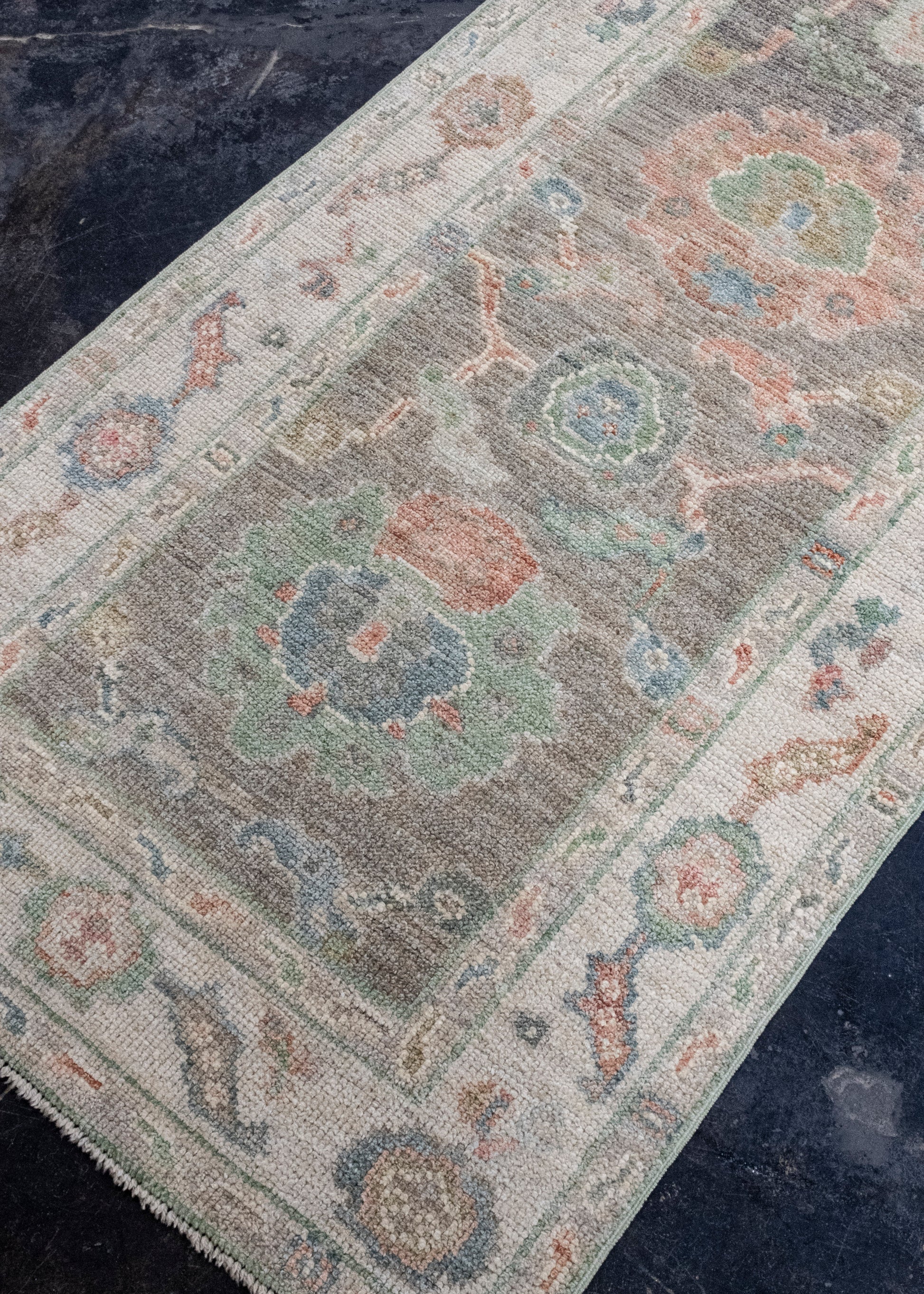 Turkish Oushak Runner Rug 2'9" x 31'1" #16218
