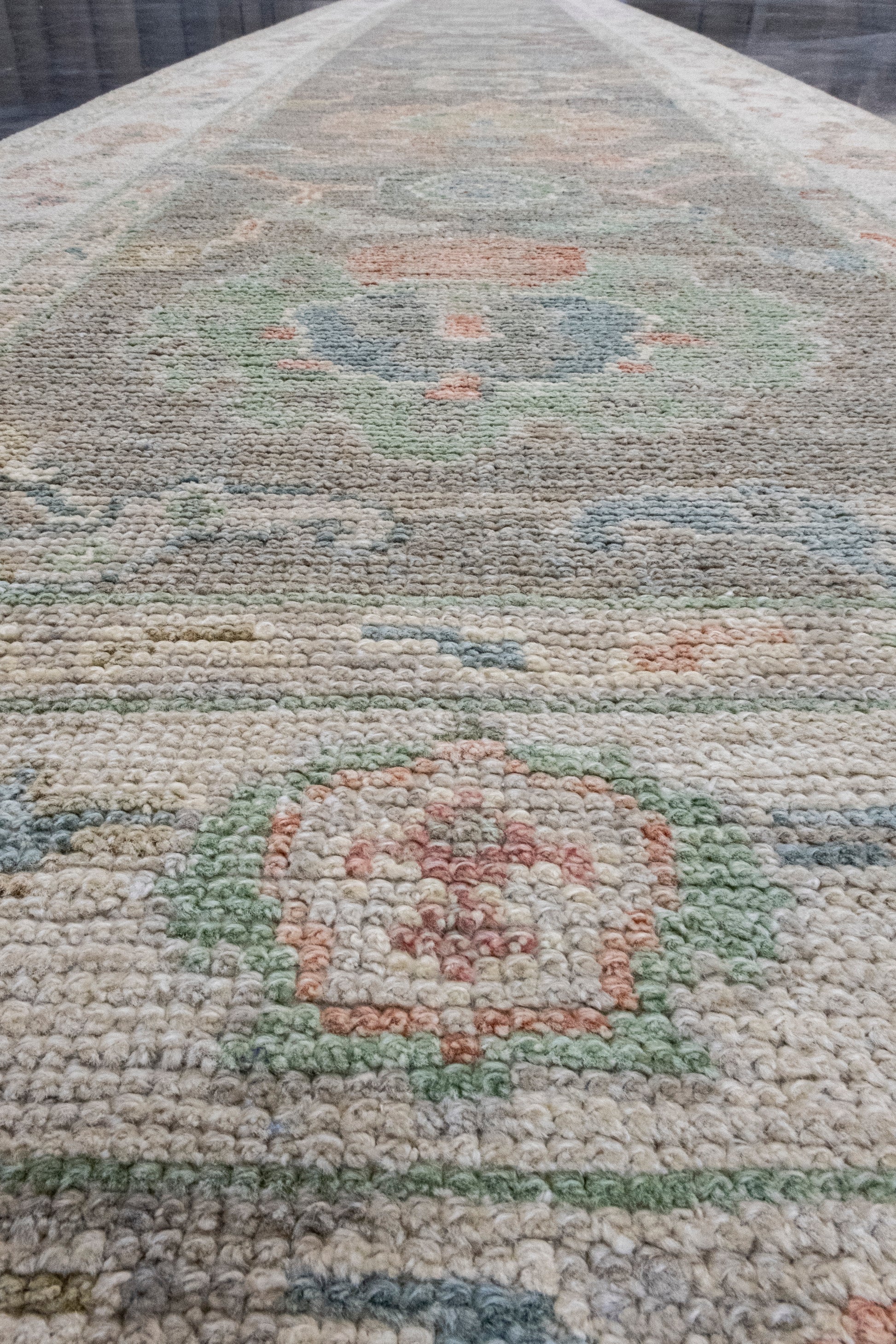 Turkish Oushak Runner Rug 2'9" x 31'1" #16218