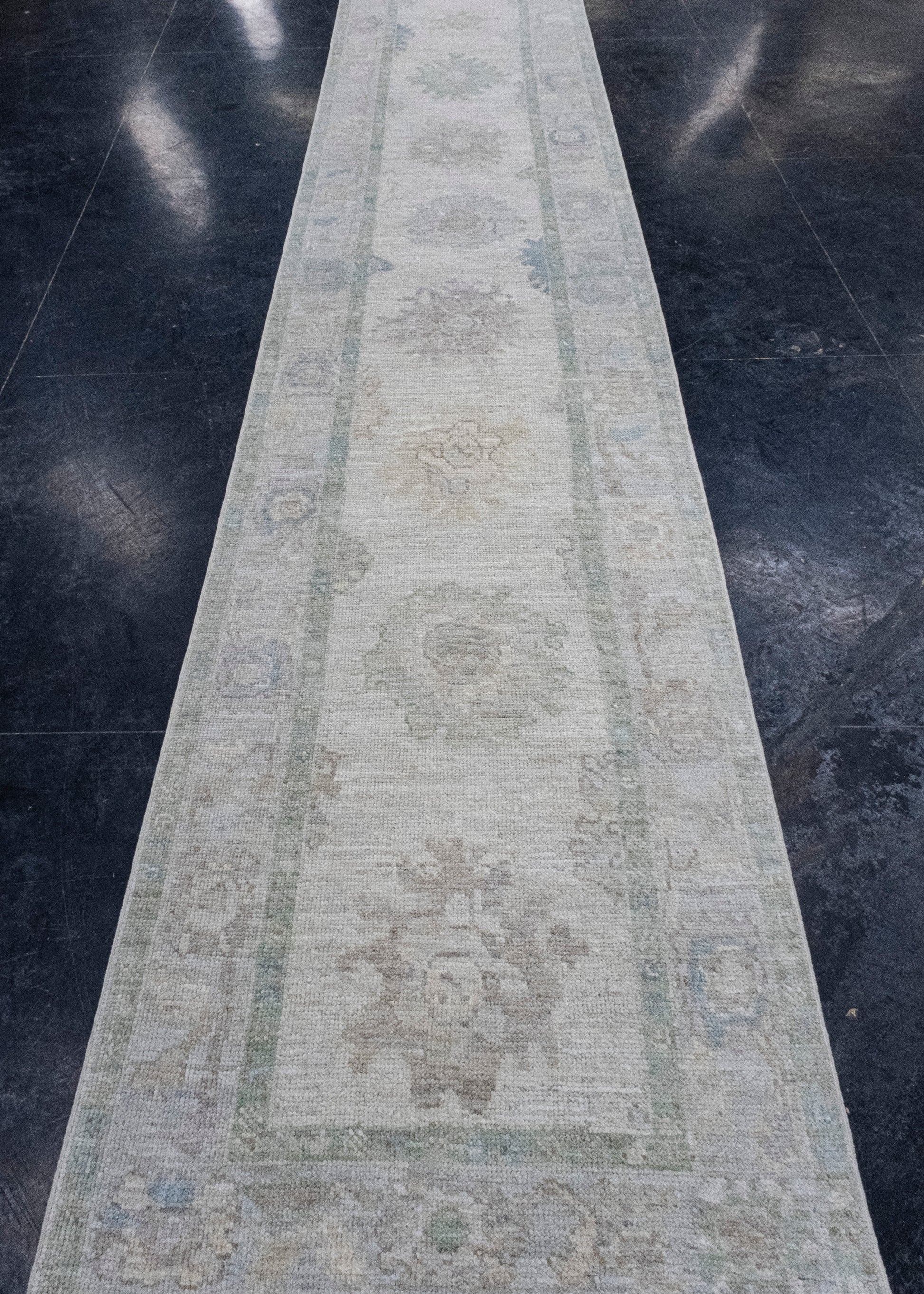 Turkish Oushak Runner Rug 2'10" x 22'6" #16419