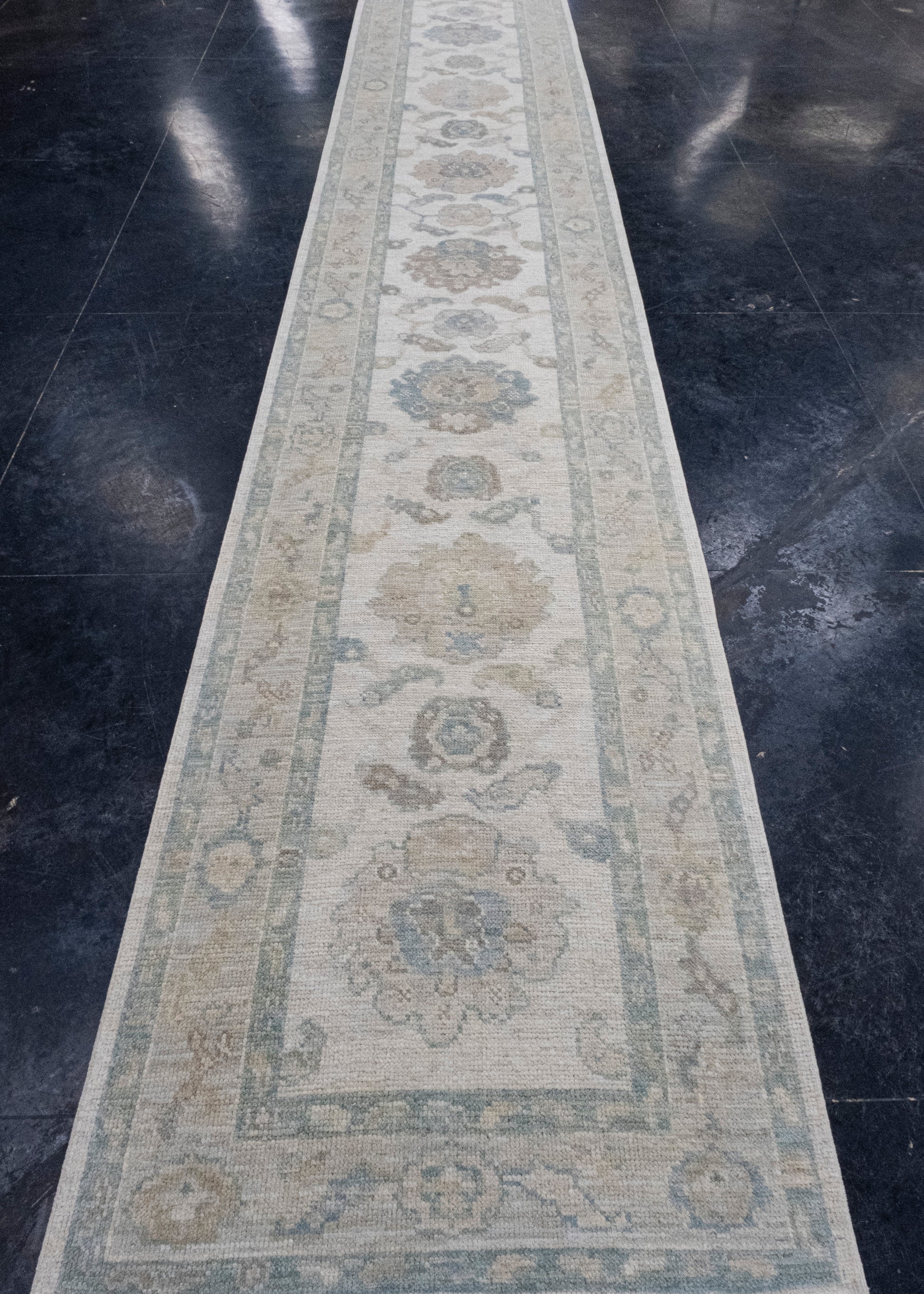 Turkish Oushak Runner Rug 2'11" x 24'11" #16306
