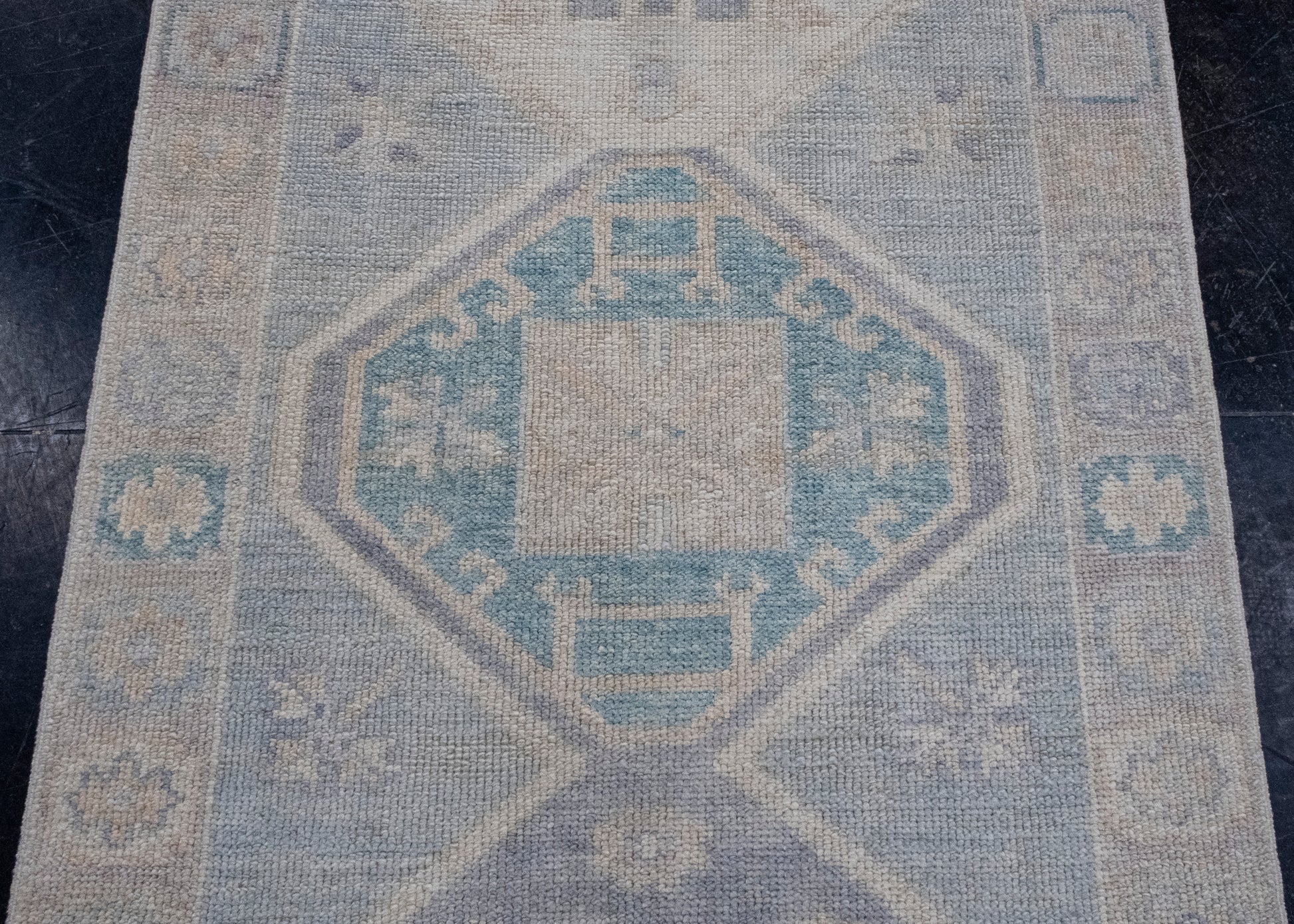 Turkish Oushak Runner Rug 3' x 16'2" #16559