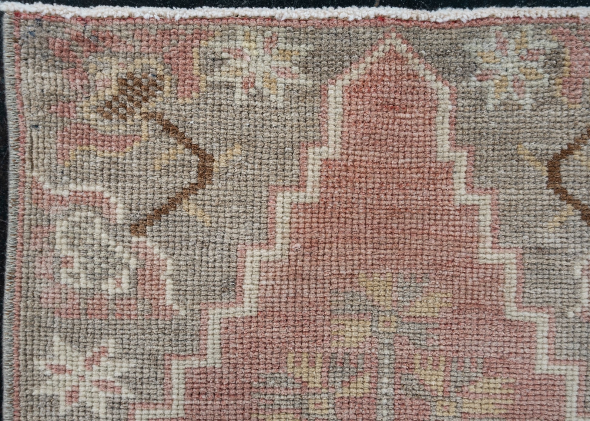 Oriental Hand Knotted Vintage Turkish Mini Rug 1'5" x 3'1" #10517
