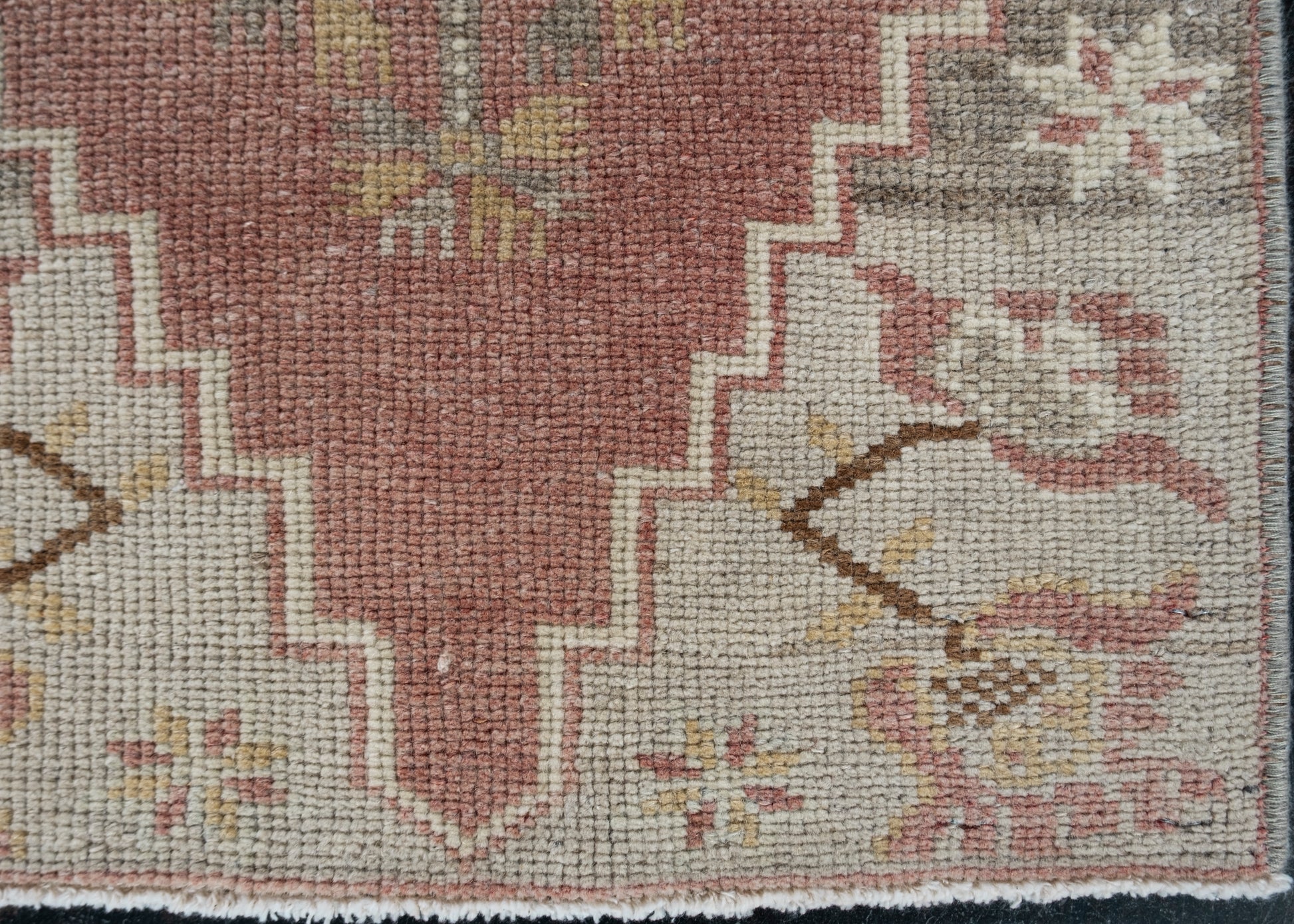 Oriental Hand Knotted Vintage Turkish Mini Rug 1'5" x 3'1" #10517
