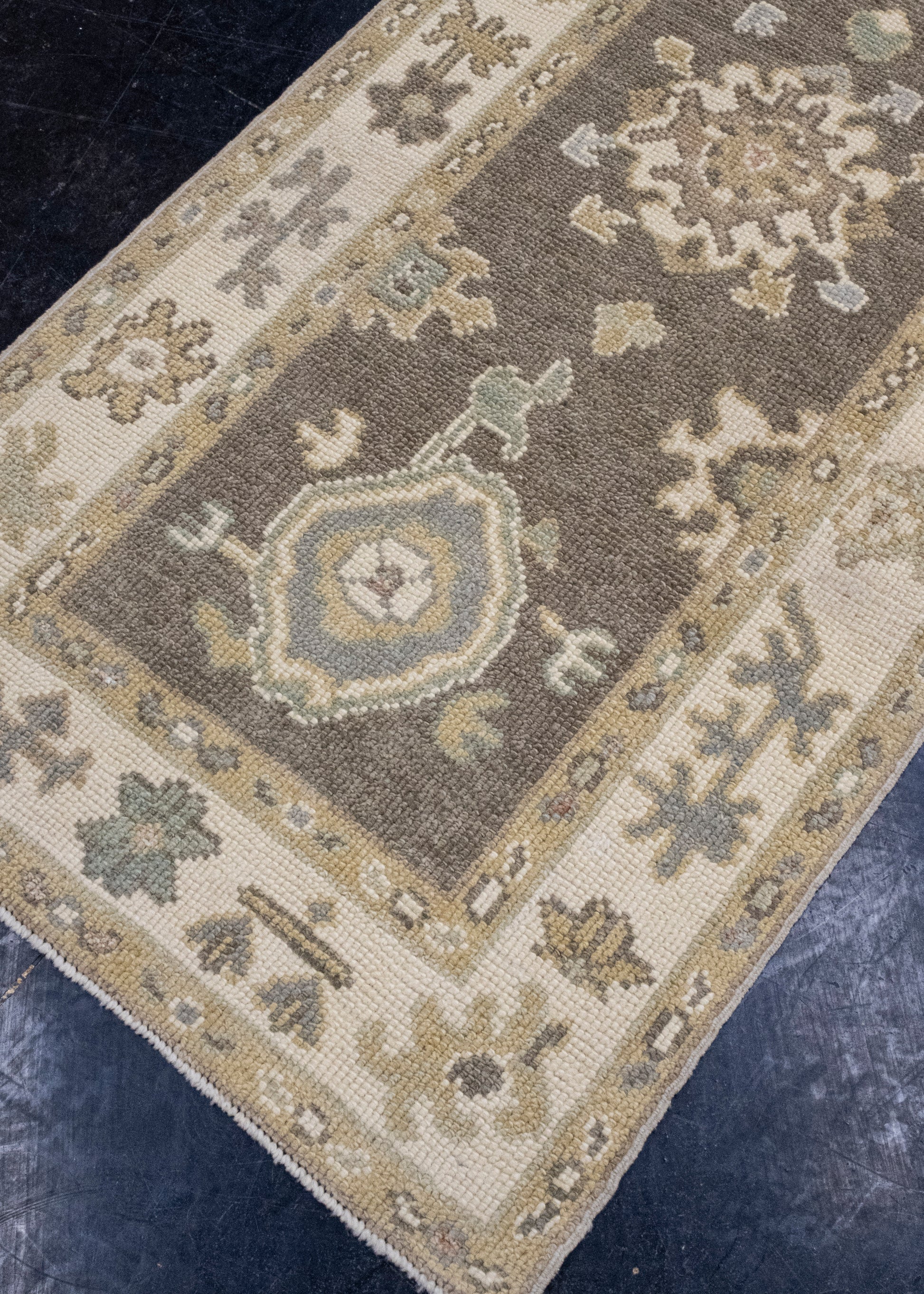 Turkish Oushak Runner Rug 2'6" x 16'2" #16675