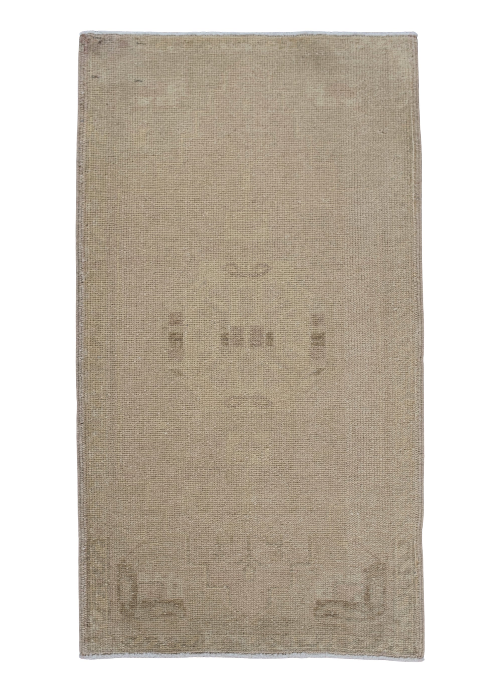 Oriental Hand Knotted Vintage Turkish Mini Rug 1'7" x 2'10" #10093