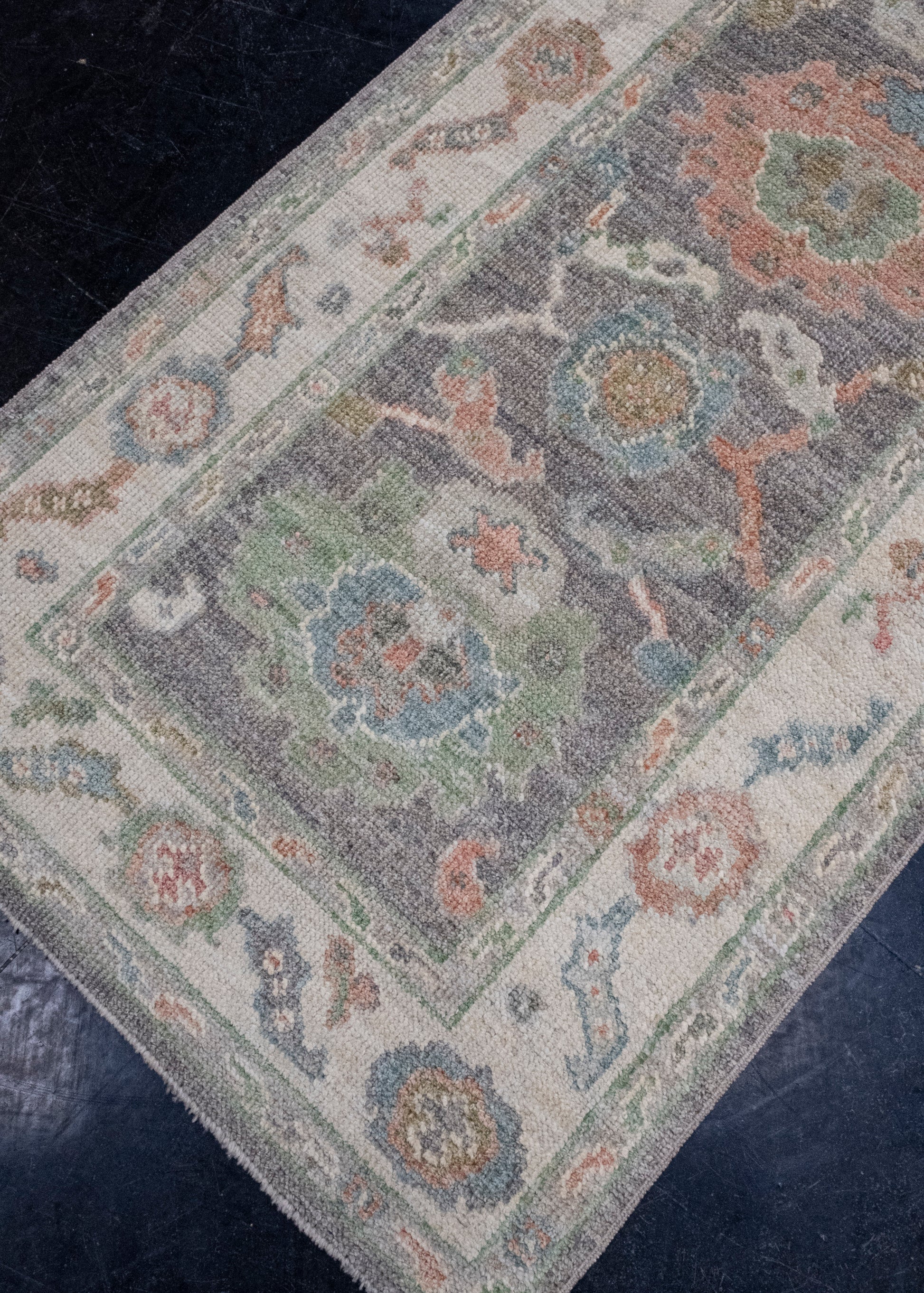 Turkish Oushak Runner Rug 2'8" x 14'3" #16339