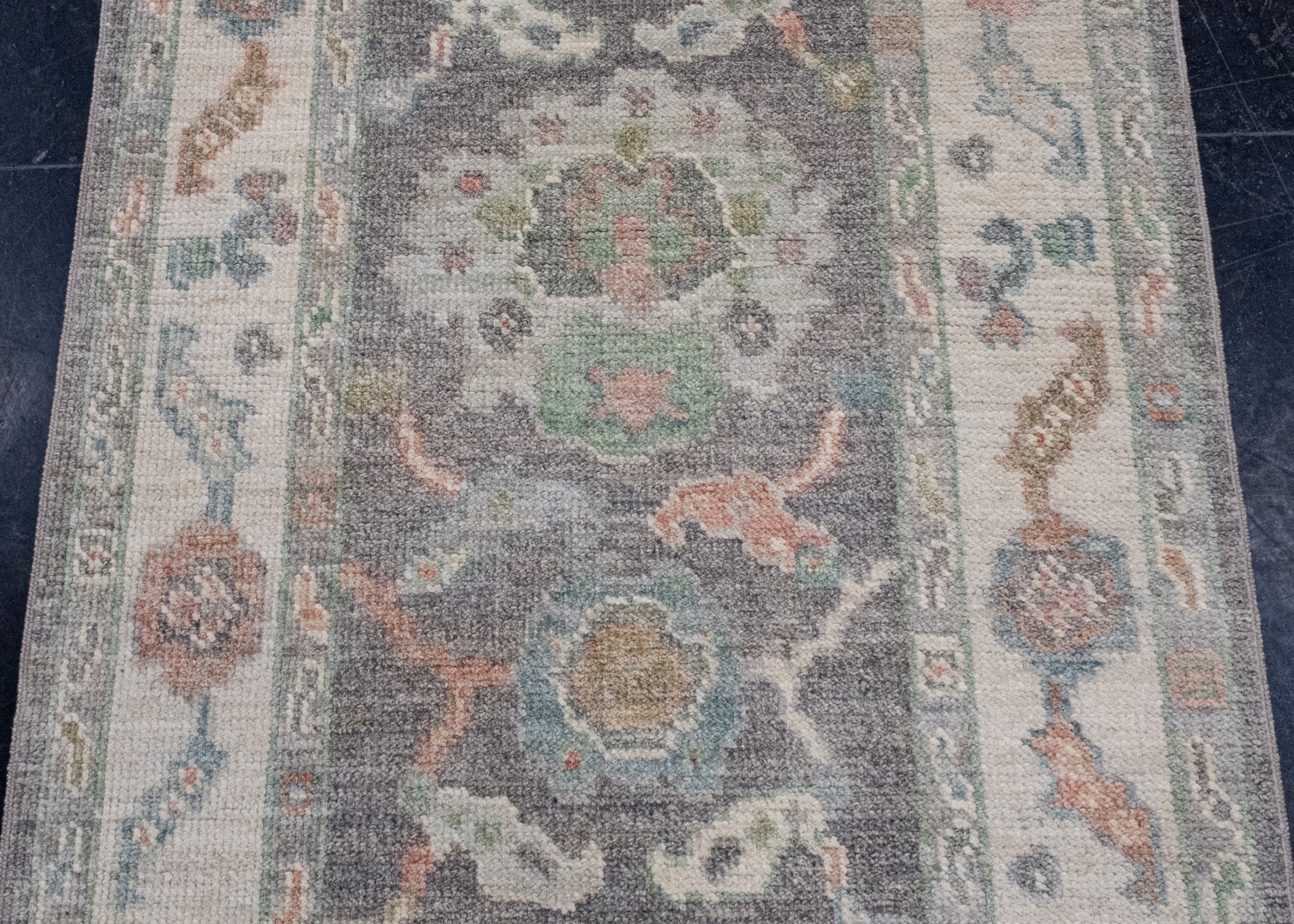 Turkish Oushak Runner Rug 2'8" x 14'3" #16339