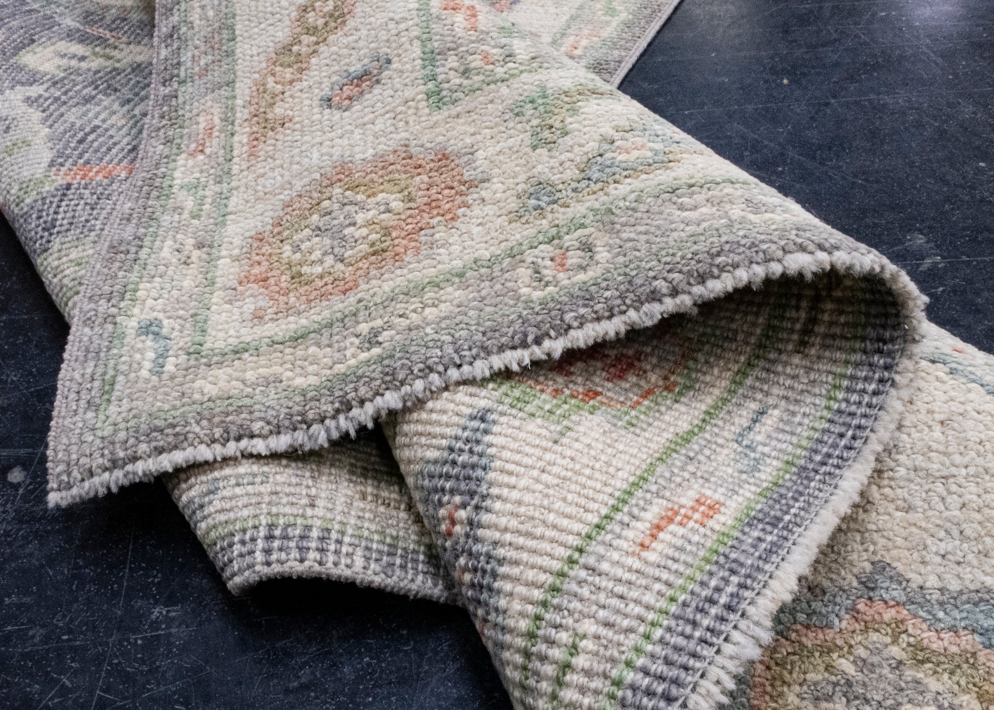 Turkish Oushak Runner Rug 2'8" x 14'3" #16339