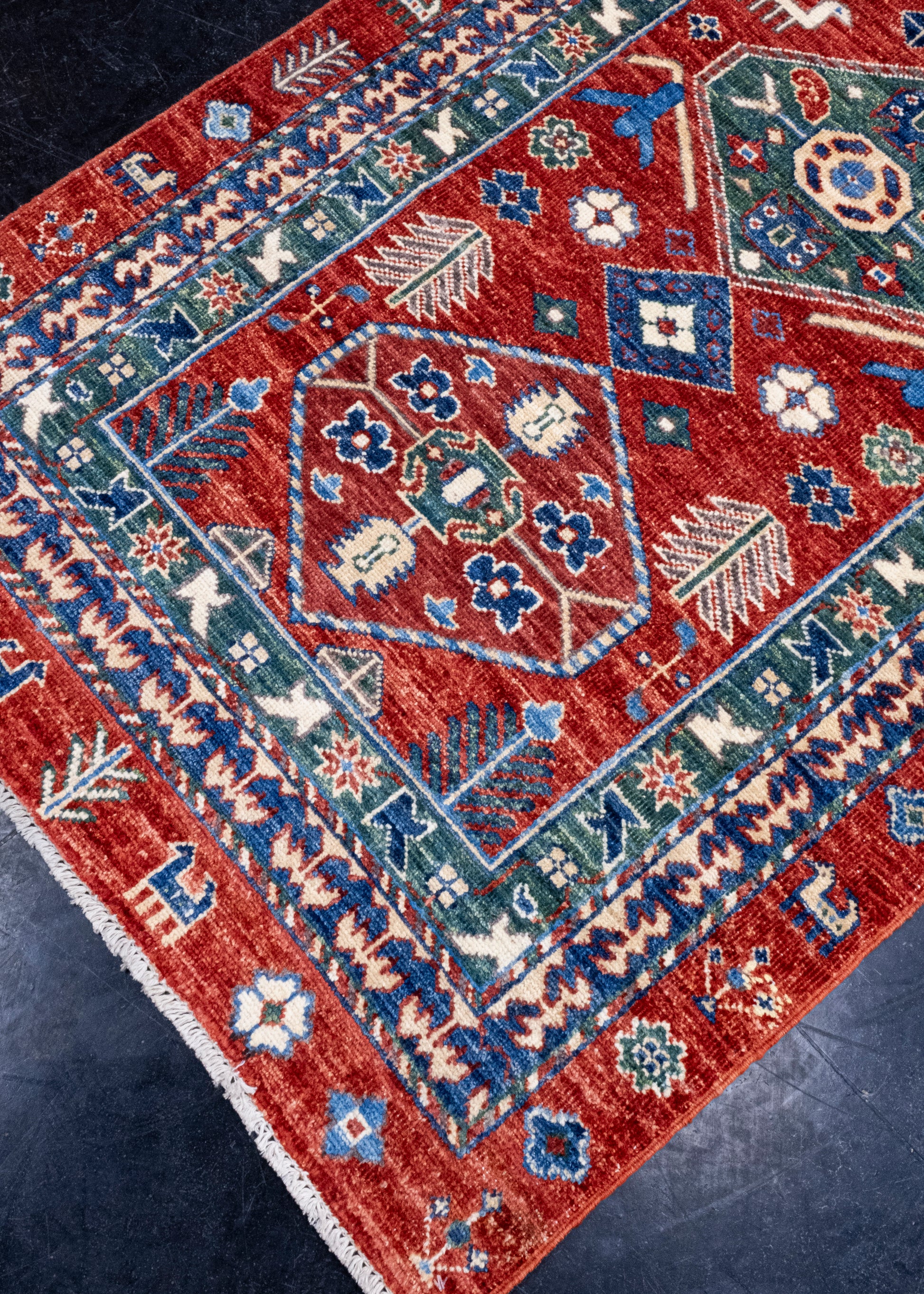 Oriental Hand Knotted Runner Rug 2'8" x 13'8" #AR-9004