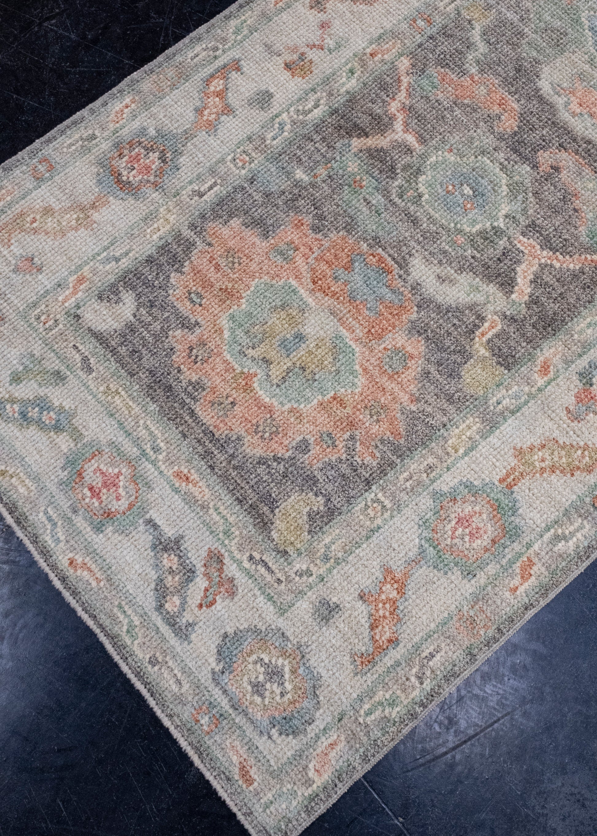 Turkish Oushak Runner Rug 2'9" x 12'5" #16202