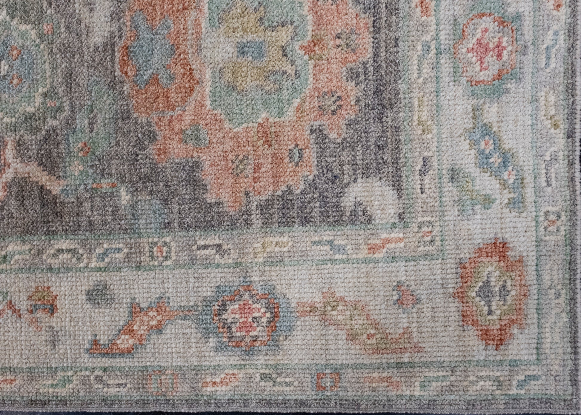 Turkish Oushak Runner Rug 2'9" x 12'5" #16202