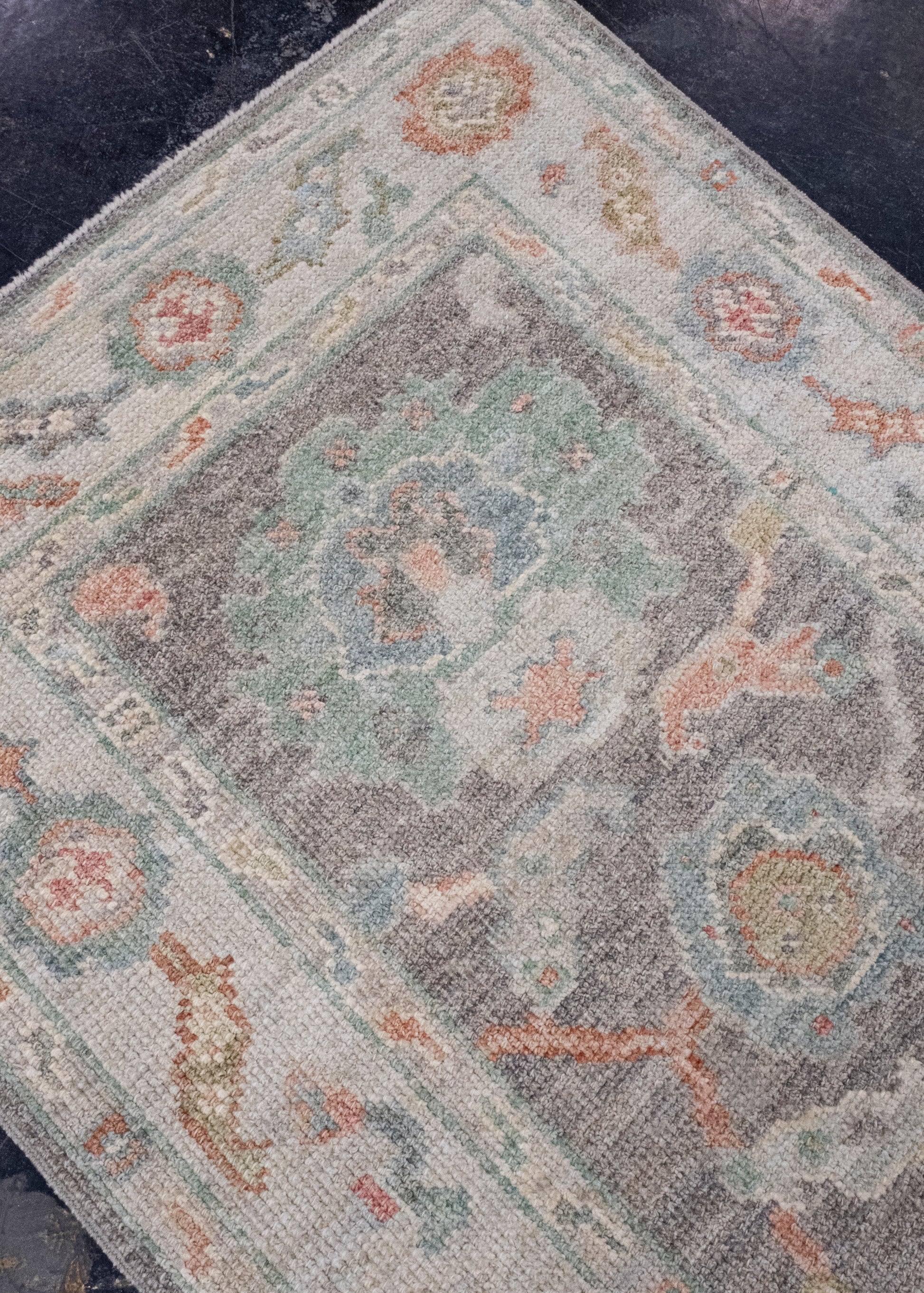 Turkish Oushak Runner Rug 2'9" x 12'5" #16202